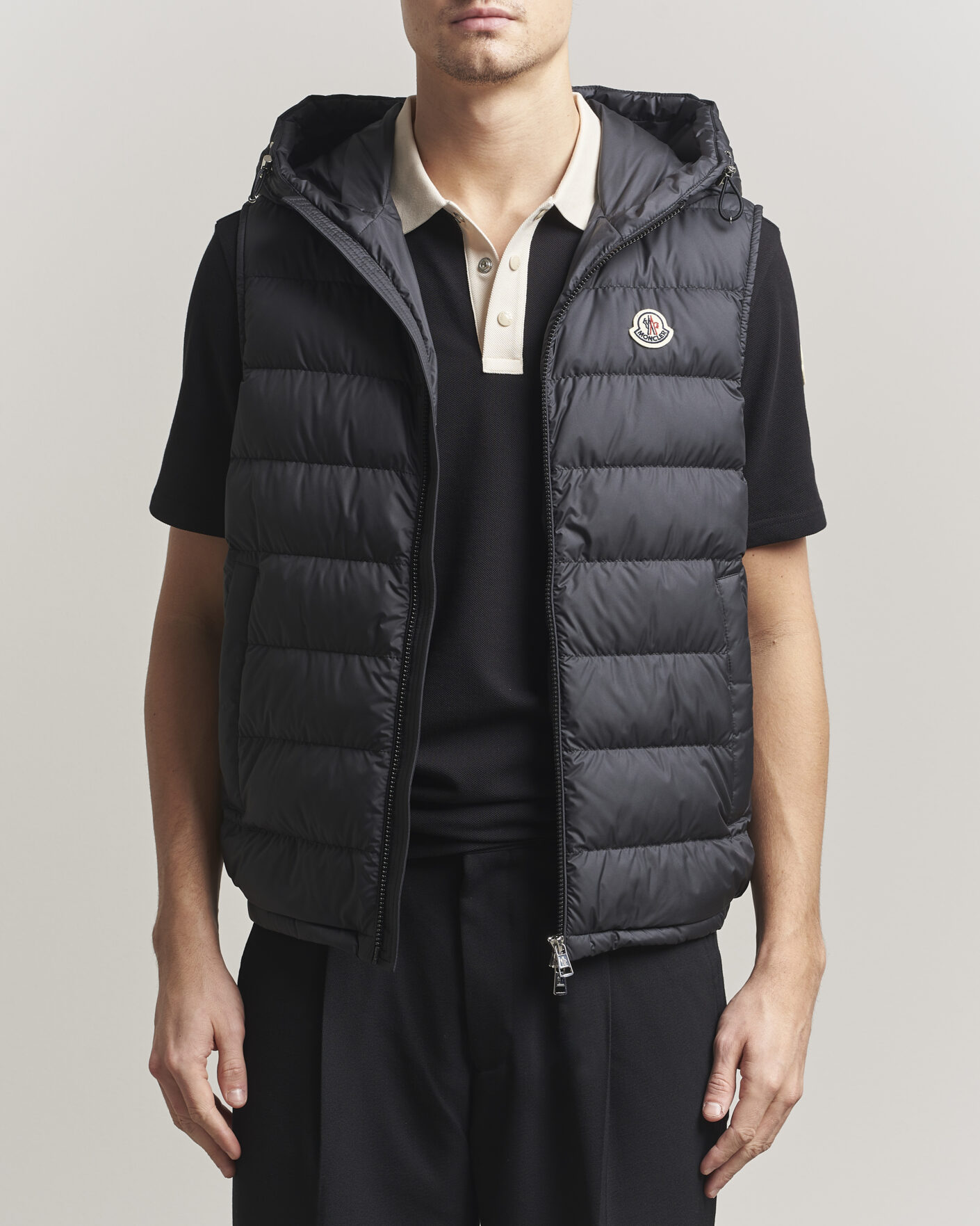 Homme | Gilets | Moncler | Marseillan Hooded Down Vest Black