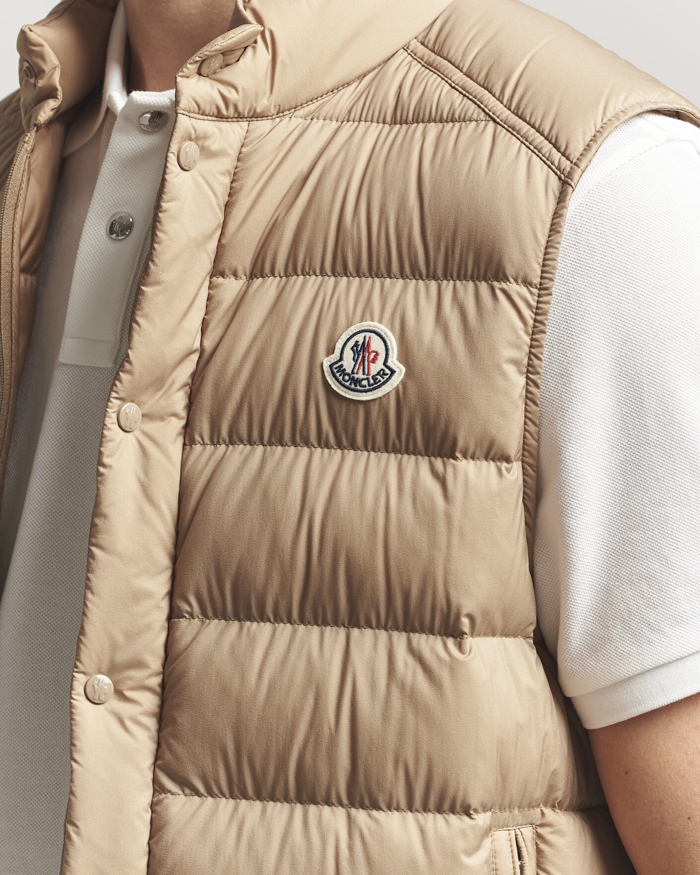 Homme | Gilets | Moncler | Barthe Down Vest Tan
