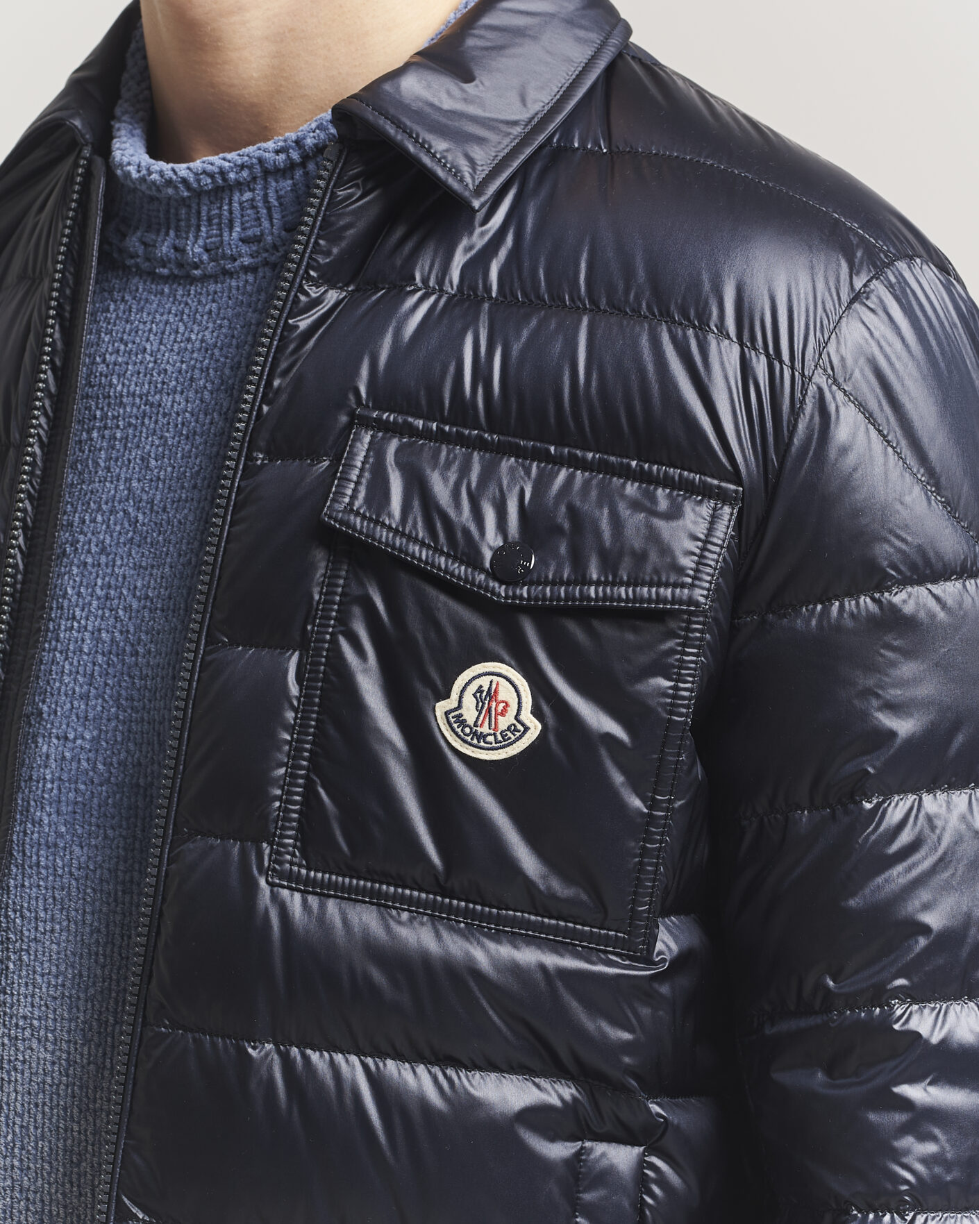 Homme | Manteaux Et Vestes | Moncler | Mourillon Shirt Jacket Navy