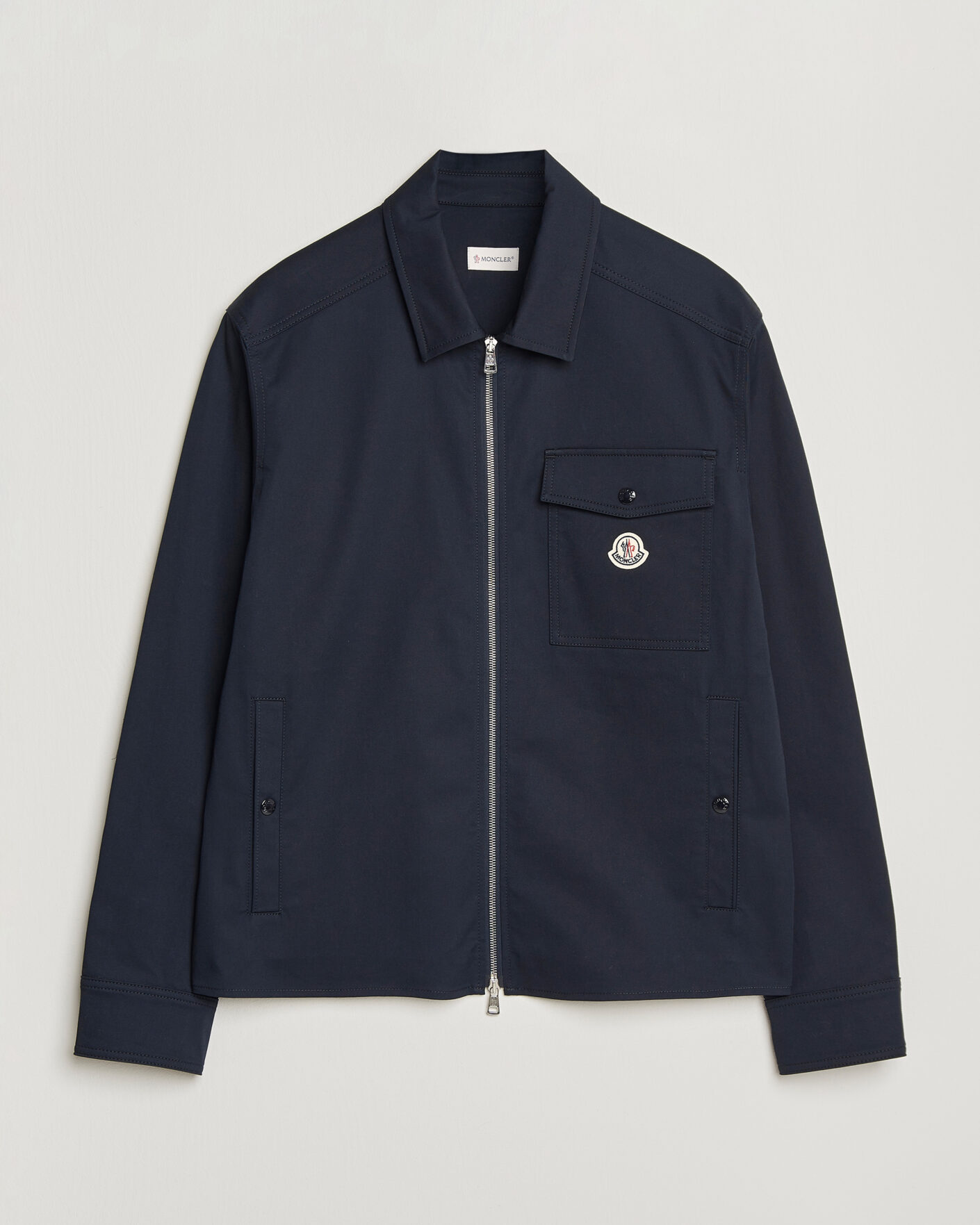 Homme | Chemises | Moncler | Zip Overshirt Navy