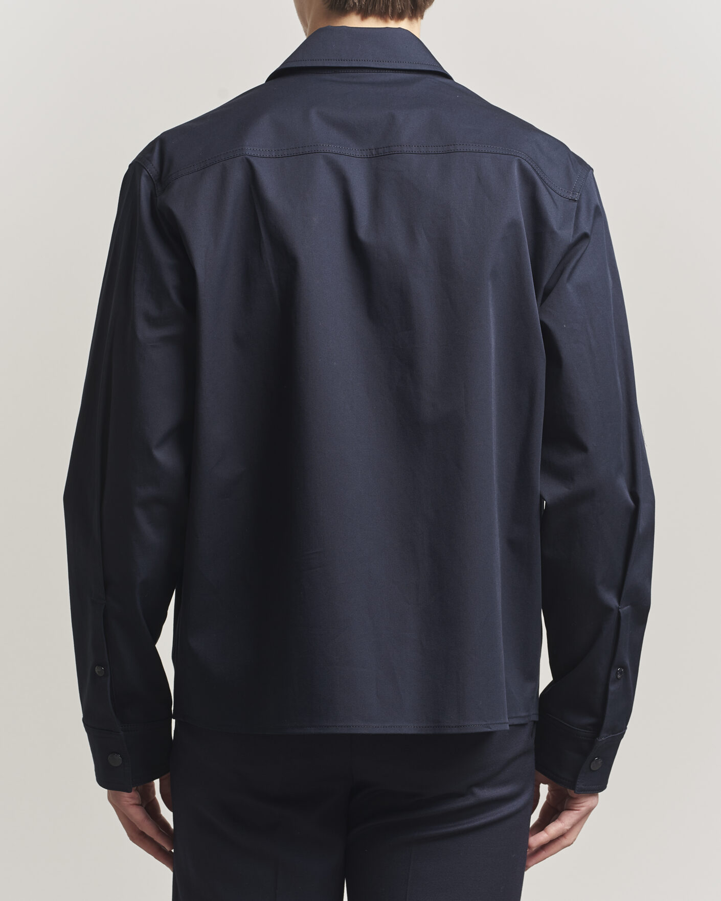 Homme | Chemises | Moncler | Zip Overshirt Navy