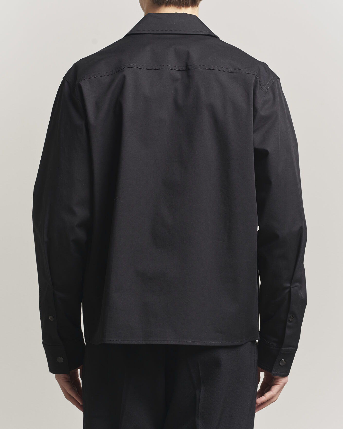 Homme | Chemises | Moncler | Zip Overshirt Black