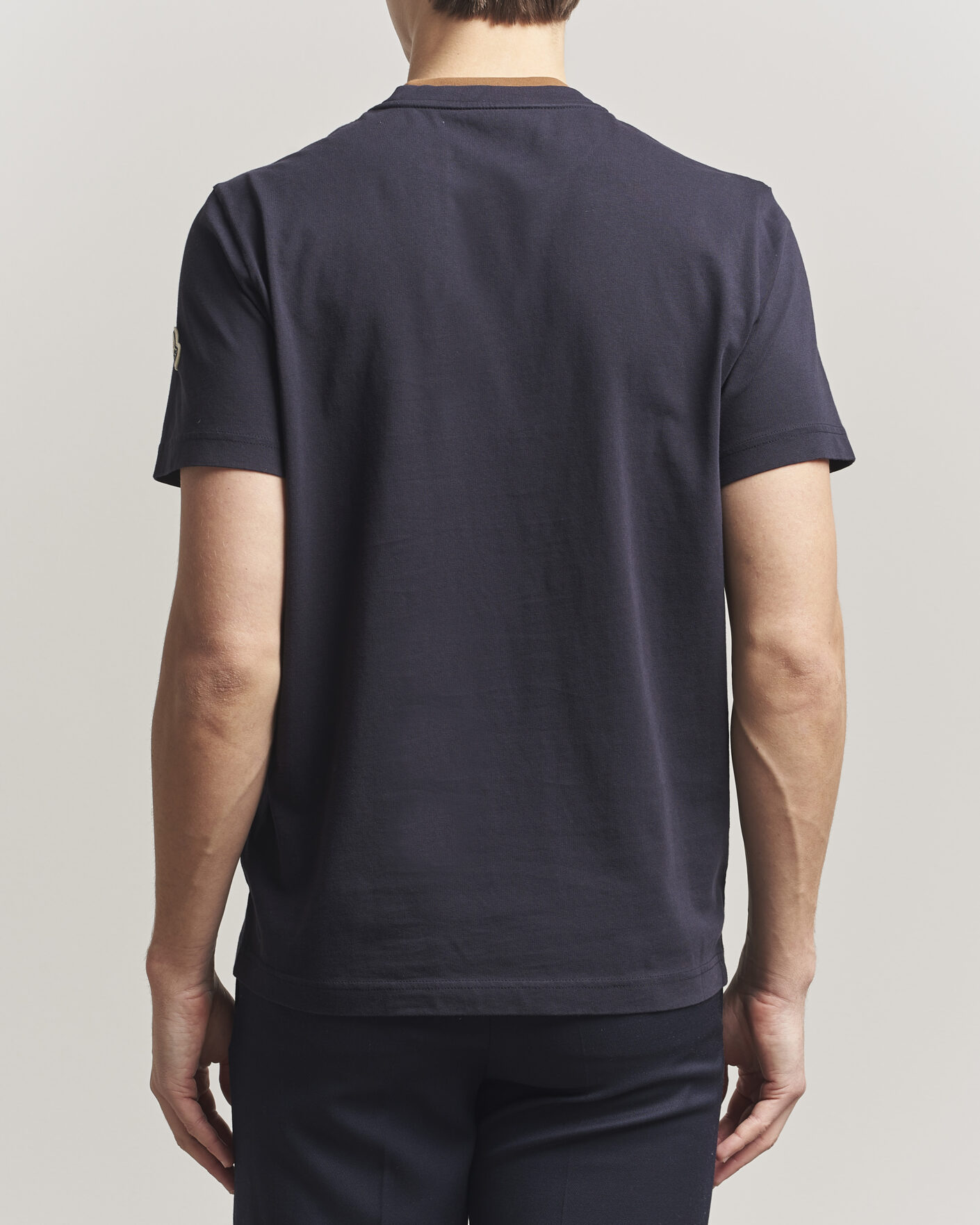 Homme | T-shirts | Moncler | Signature Logo T-Shirt Navy