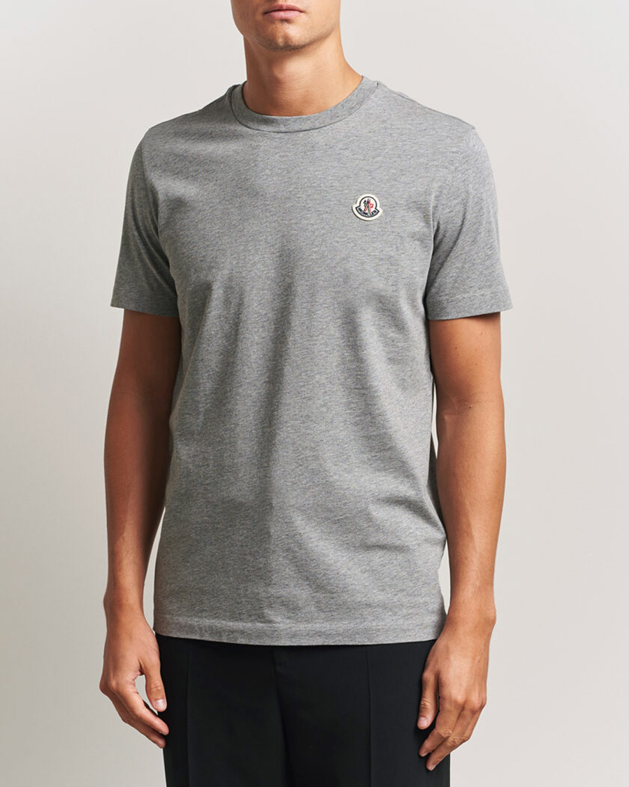 Homme | T-shirts | Moncler | 3-Pack Logo T-Shirts Black/White/Grey