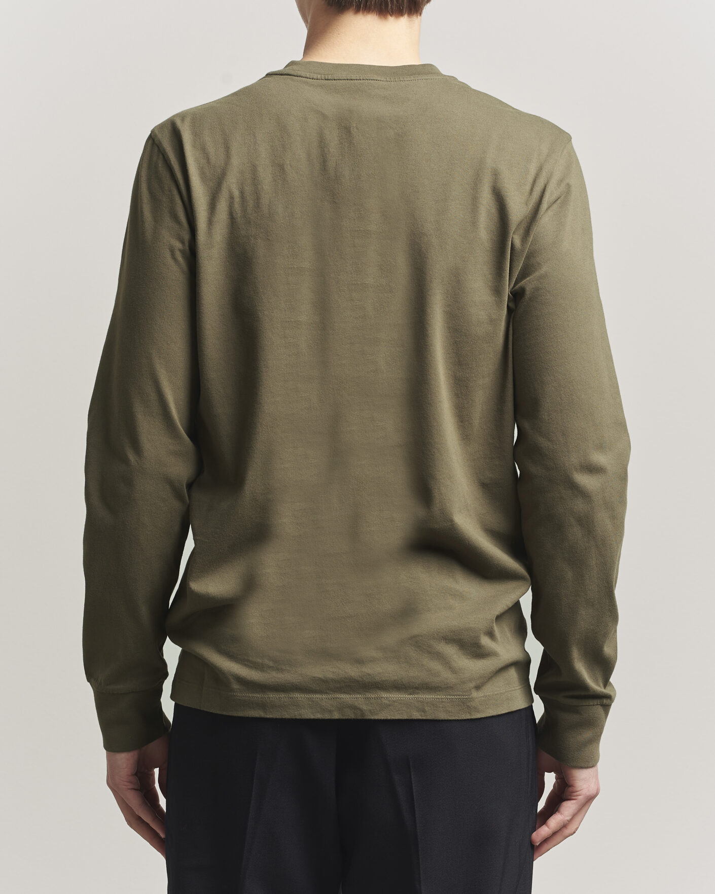 Homme | T-shirts | Moncler | Lettering Logo Long Sleeve T-Shirt Desert