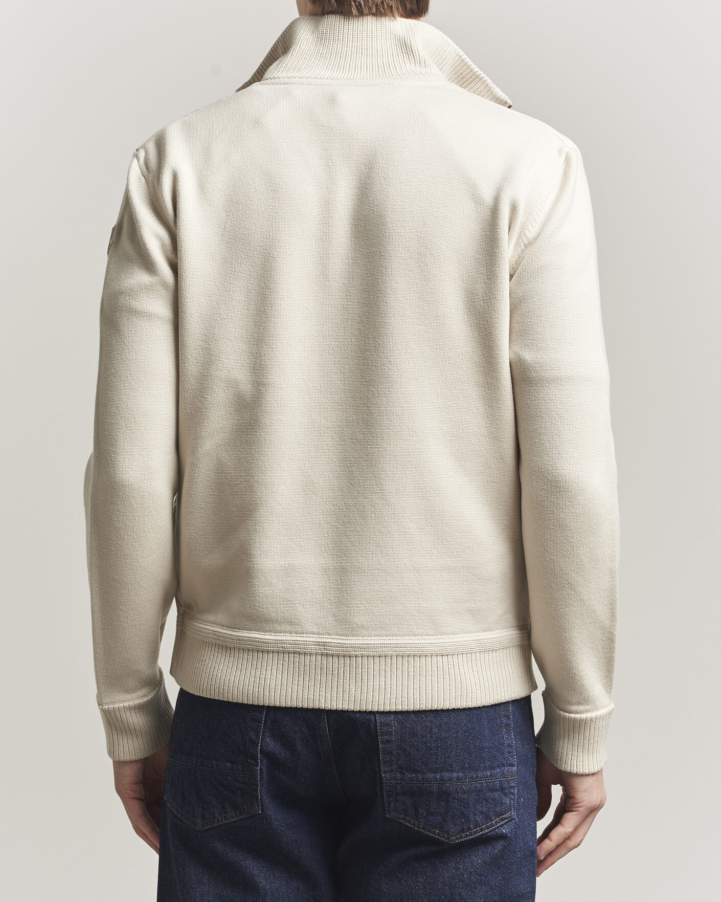 Homme | Manteaux Et Vestes | Moncler | Luxury Hybrid Zip Cardigan Off White