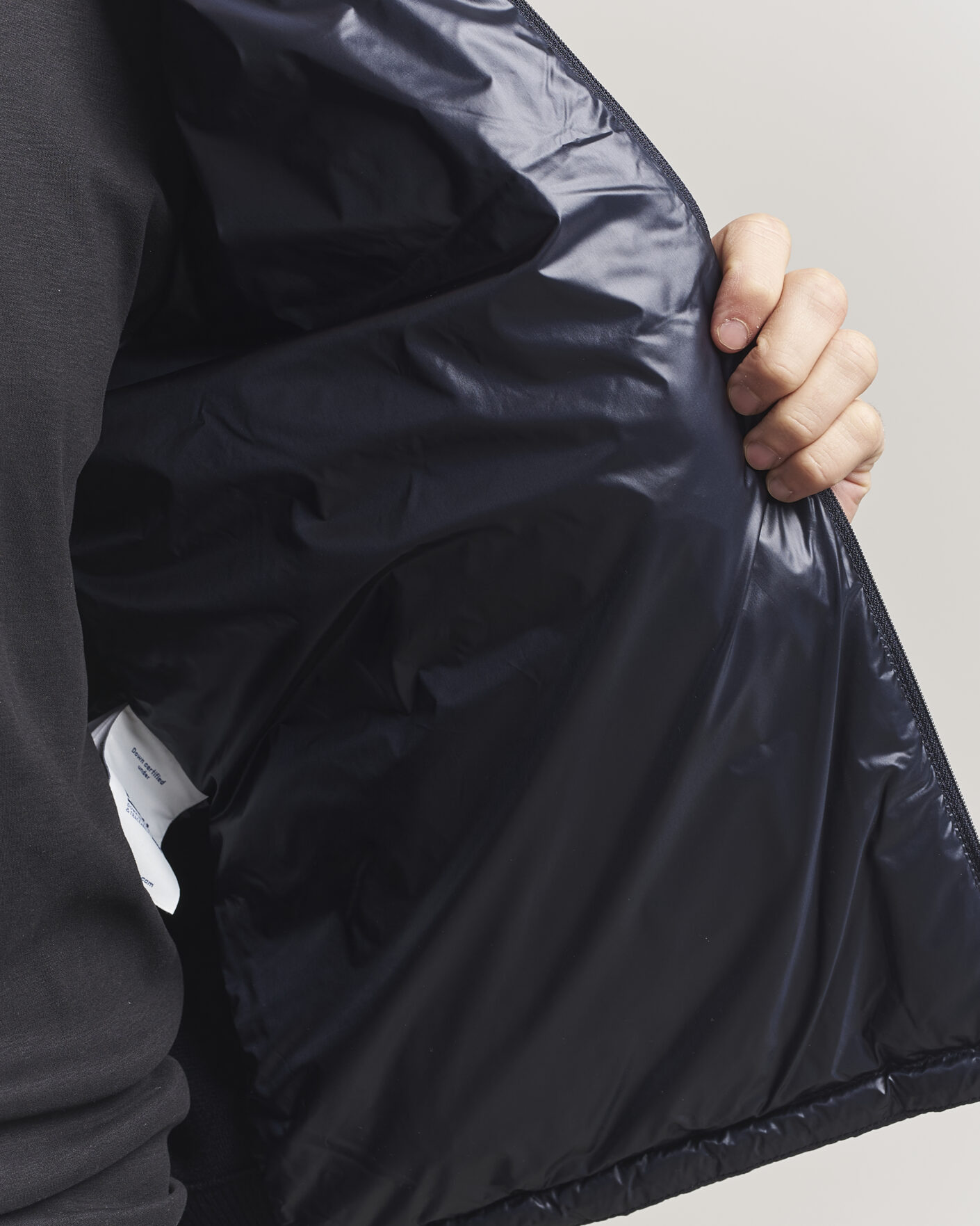 Homme | Manteaux Et Vestes | Moncler | Hybrid Laque Zip Cardigan Navy