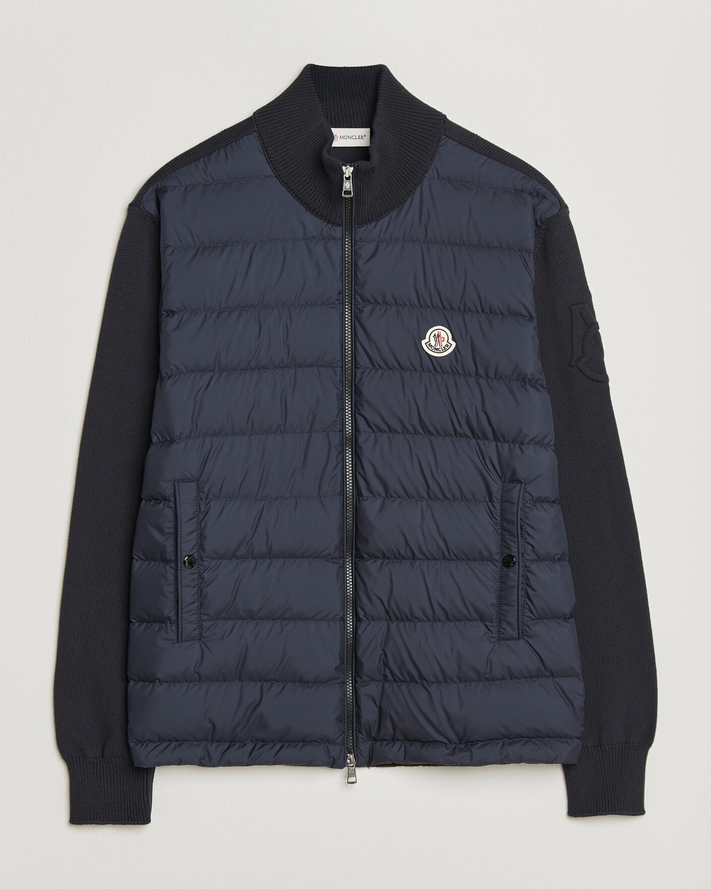 Homme | Manteaux Et Vestes | Moncler | Hybrid Zip Cardigan Navy