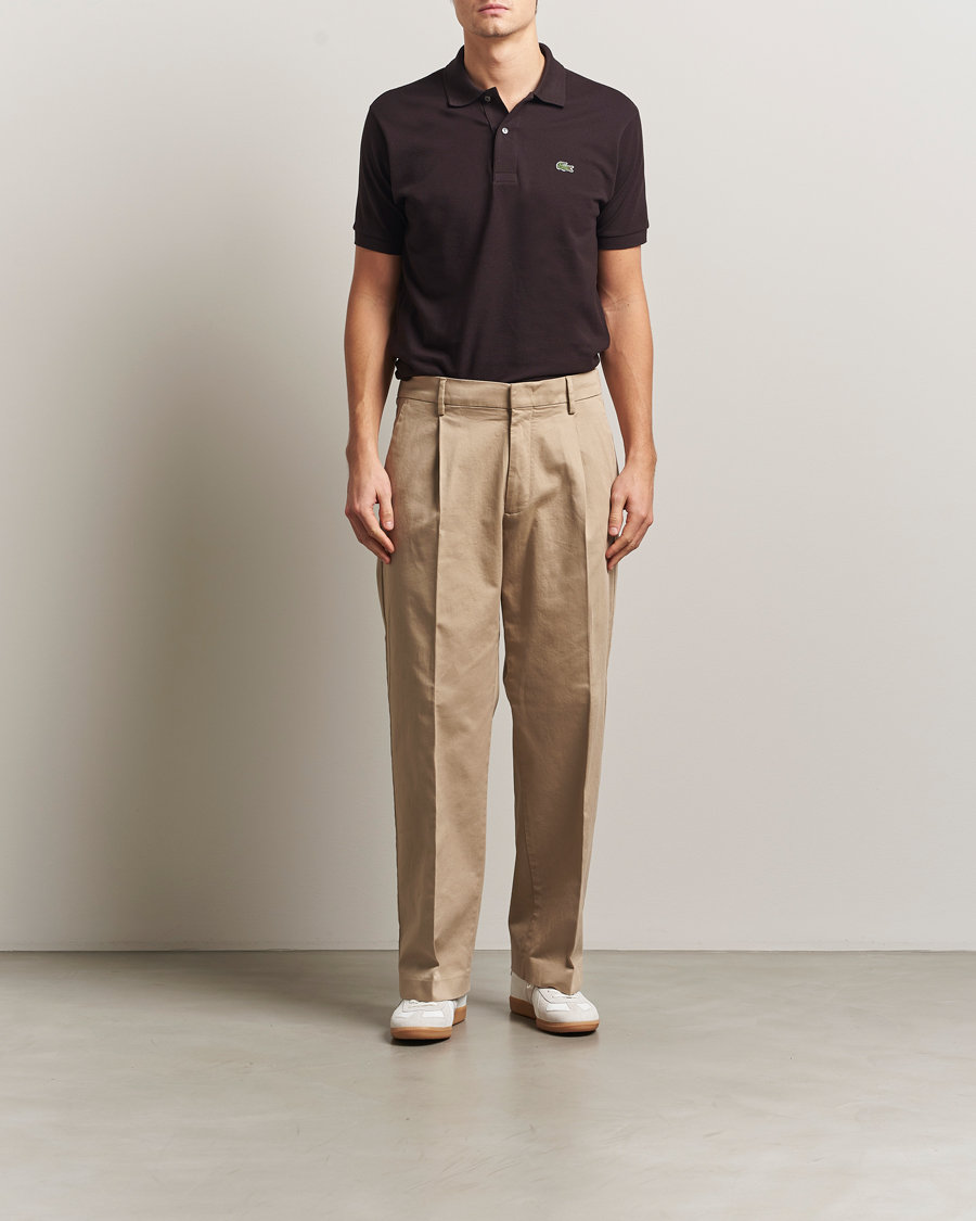 Homme | Polos | Lacoste | Original Polo Piké Buffle Brown