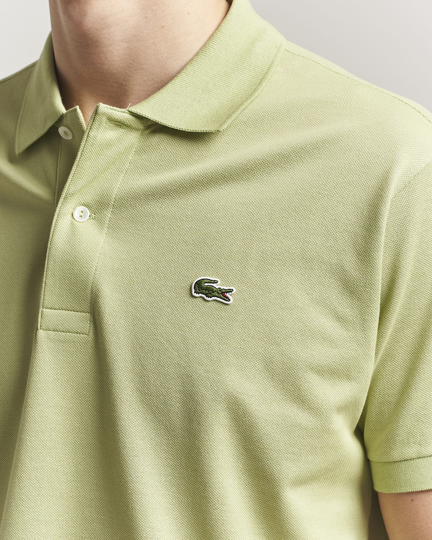Homme | Polos | Lacoste | Original Polo Piké Birch Green