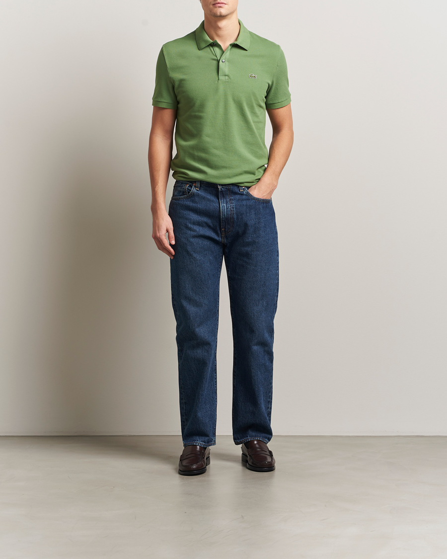 Homme | Polos | Lacoste | Slim Fit Polo Piké Lettuce