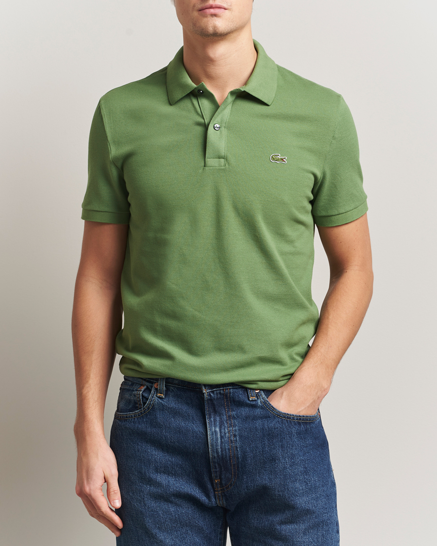 Homme | Polos | Lacoste | Slim Fit Polo Piké Lettuce