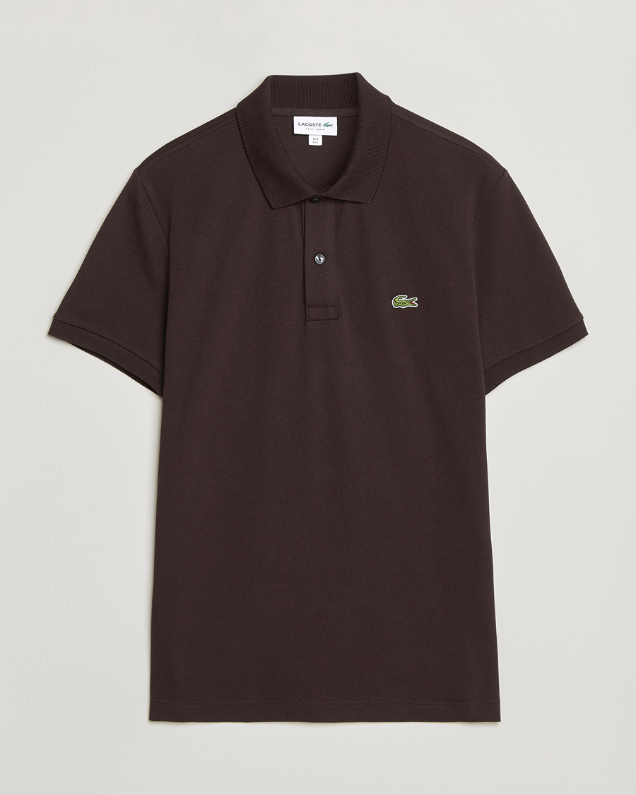 Homme | Polos | Lacoste | Slim Fit Polo Piké Buffle Brown