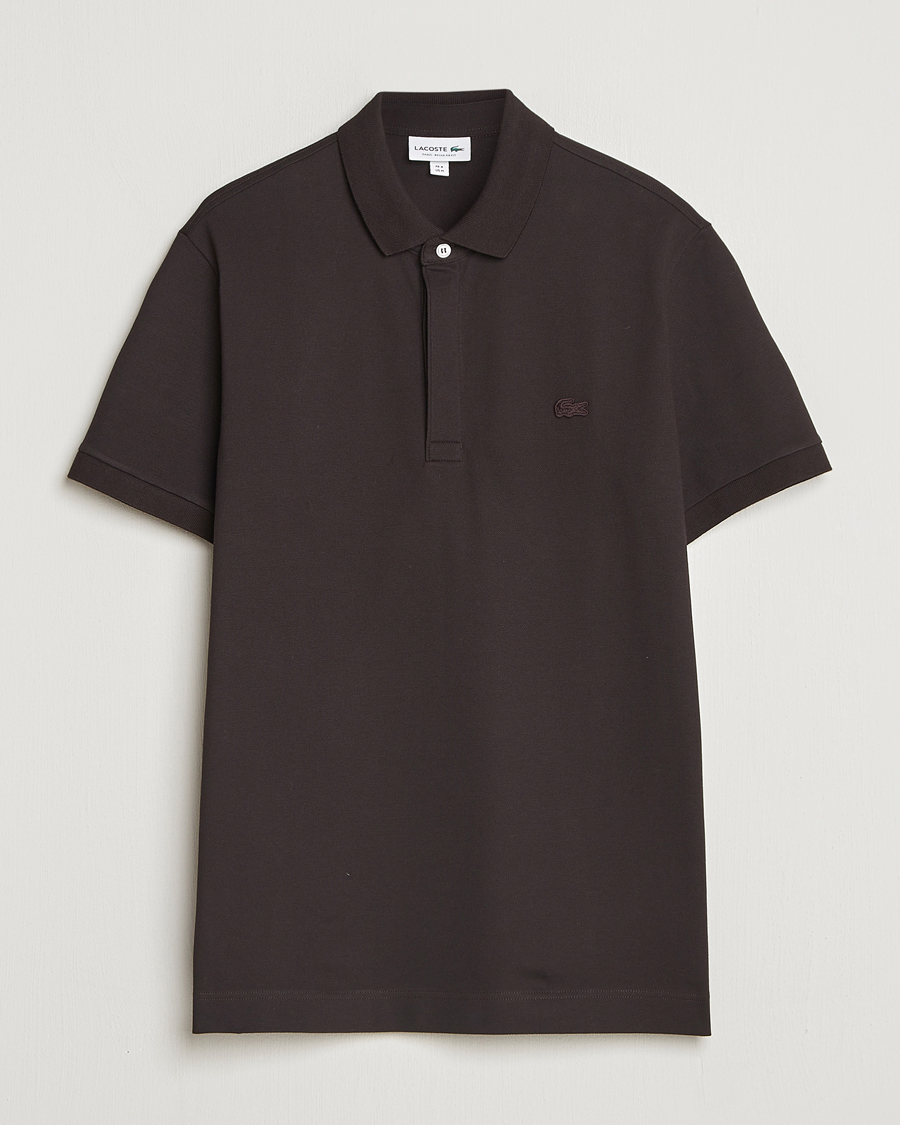 Homme | Polos | Lacoste | Paris Polo Piké Buffle Brown
