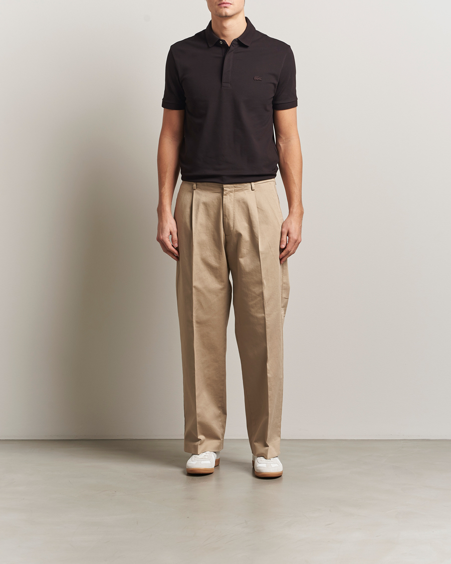 Homme | Polos | Lacoste | Paris Polo Piké Buffle Brown