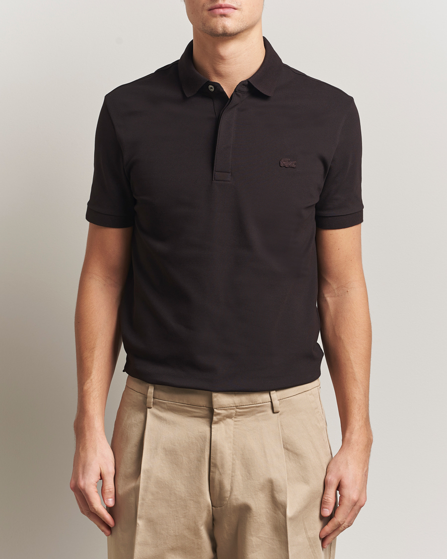 Homme | Polos | Lacoste | Paris Polo Piké Buffle Brown