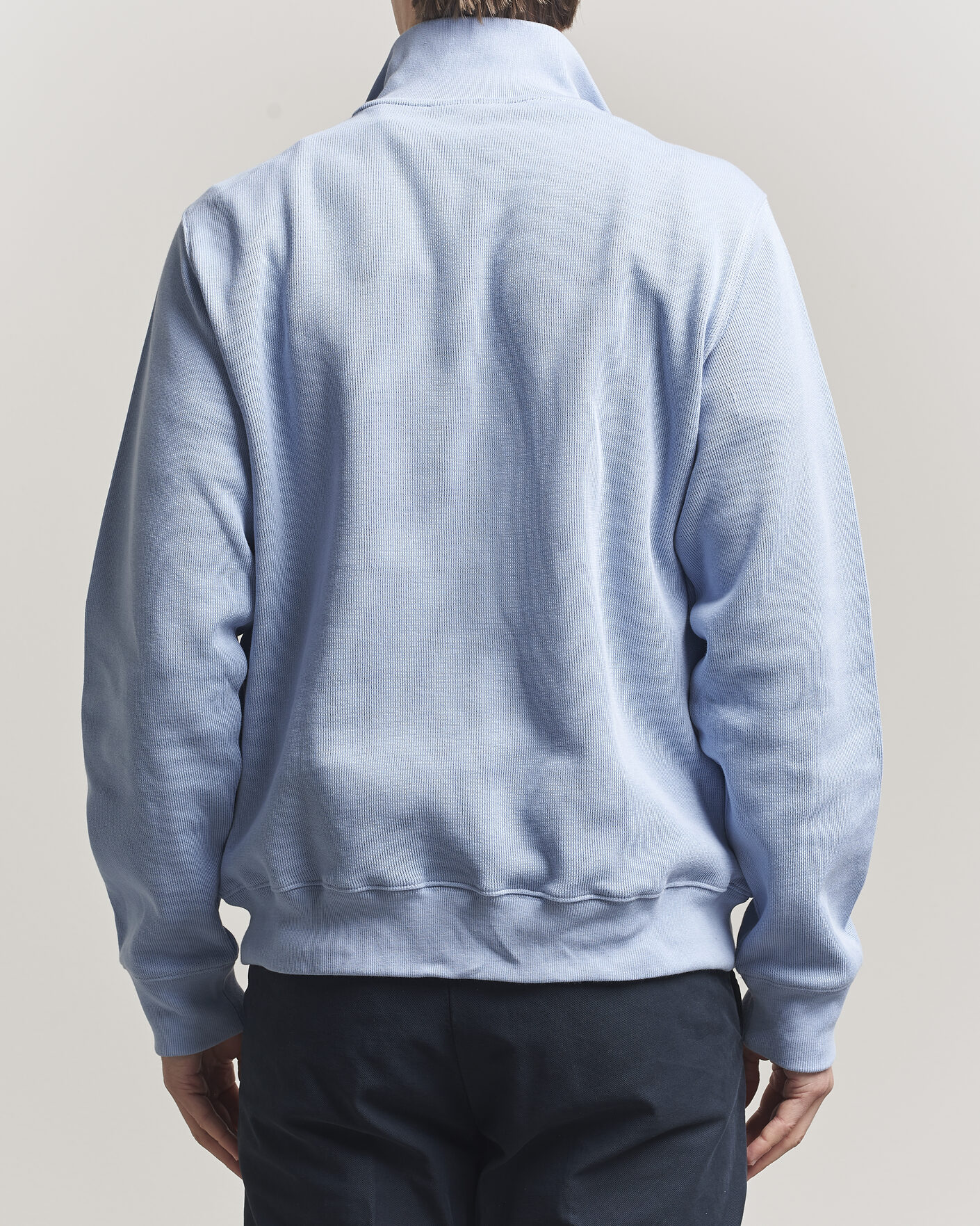 Homme | Pulls Et Tricots | Lacoste | Rib Interlock Half Zip Aphylla Blue
