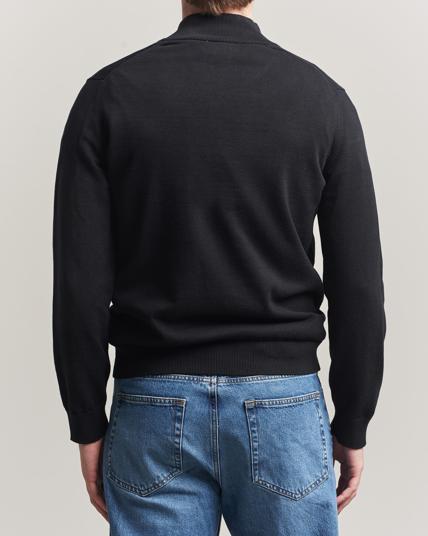 Homme | Pulls Et Tricots | Lacoste | Cotton Knitted Half Zip Black