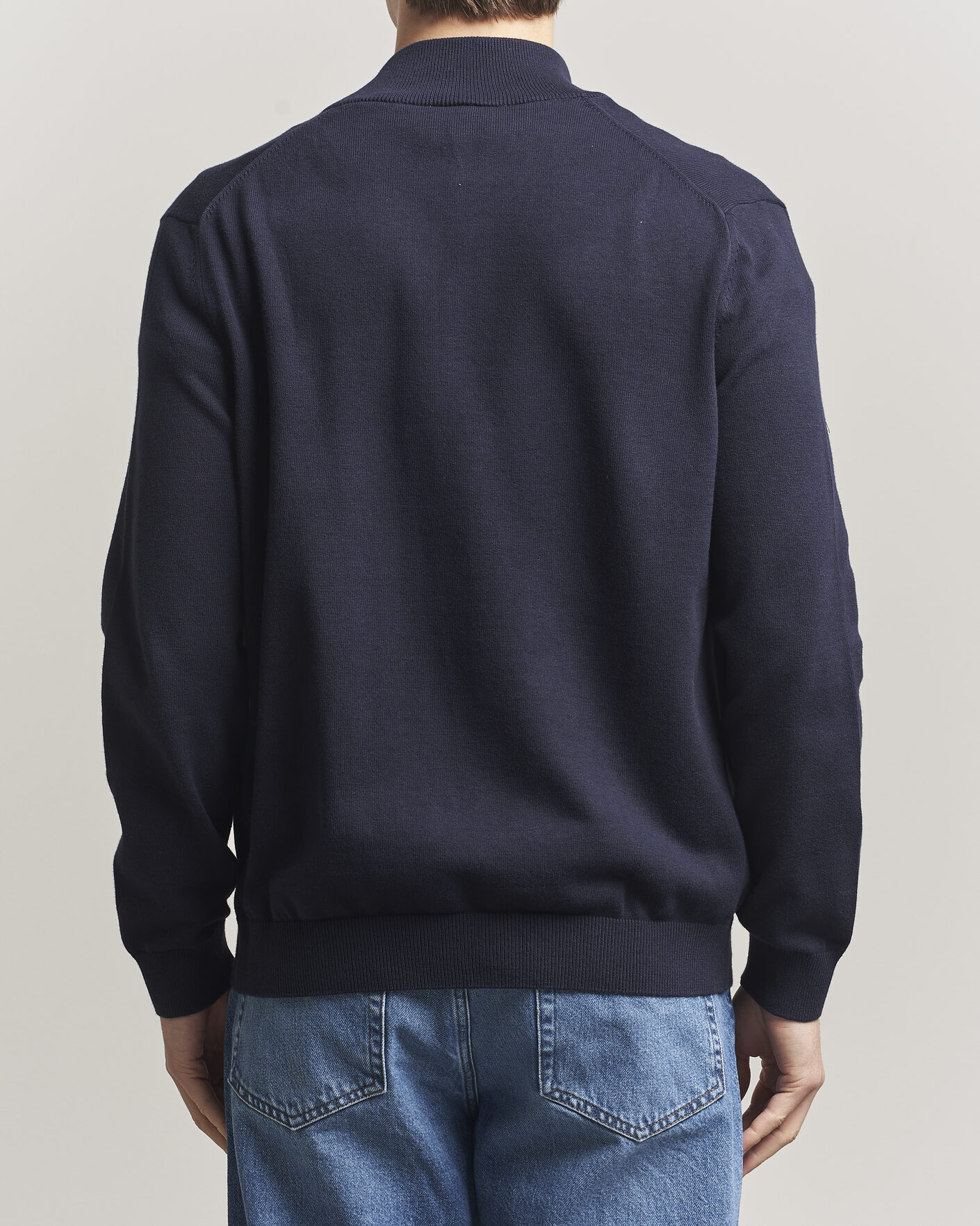Homme | Pulls Et Tricots | Lacoste | Cotton Knitted Full Zip Navy Blue