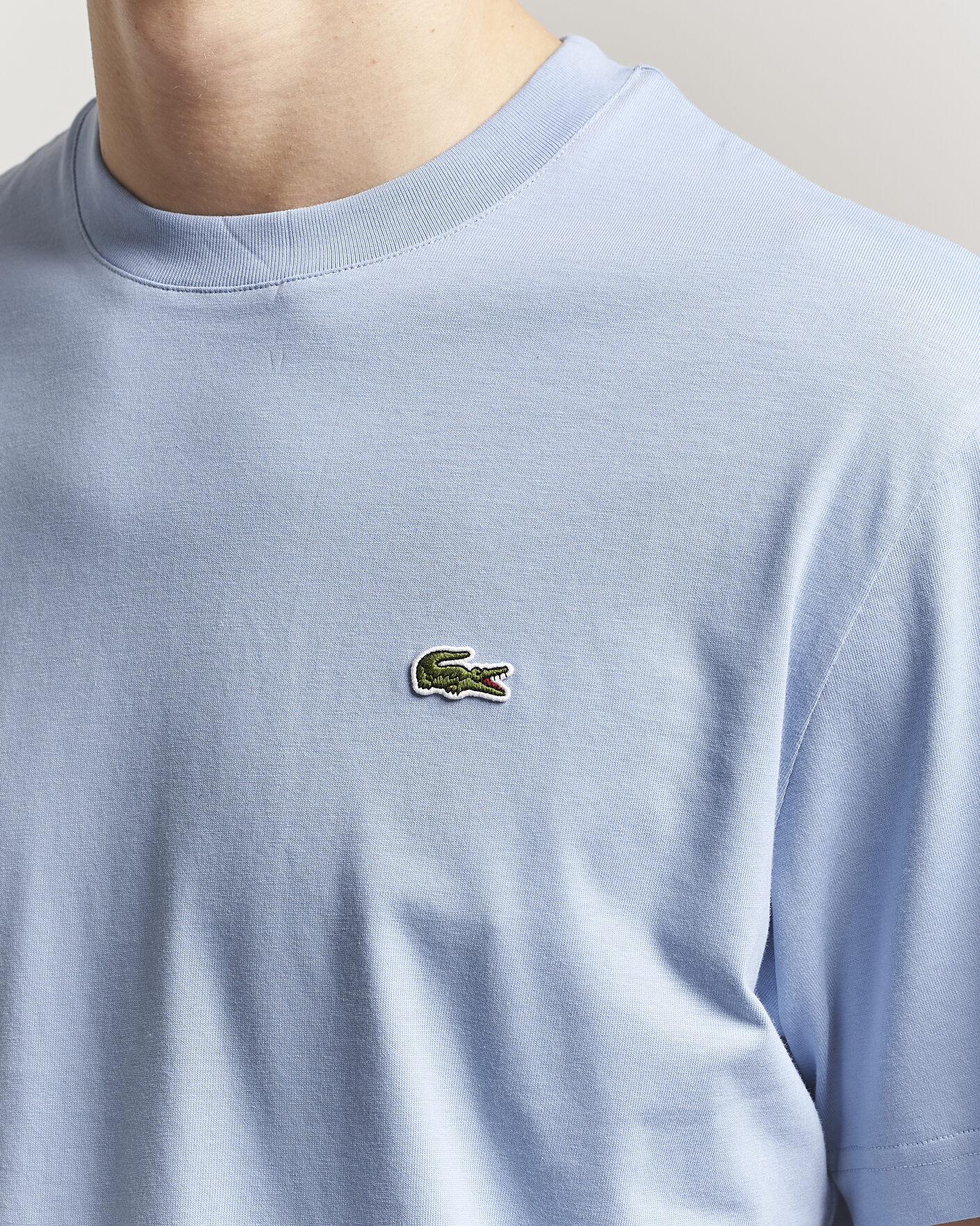 Homme | T-shirts | Lacoste | Crew Neck T-Shirt Aphylla Blue
