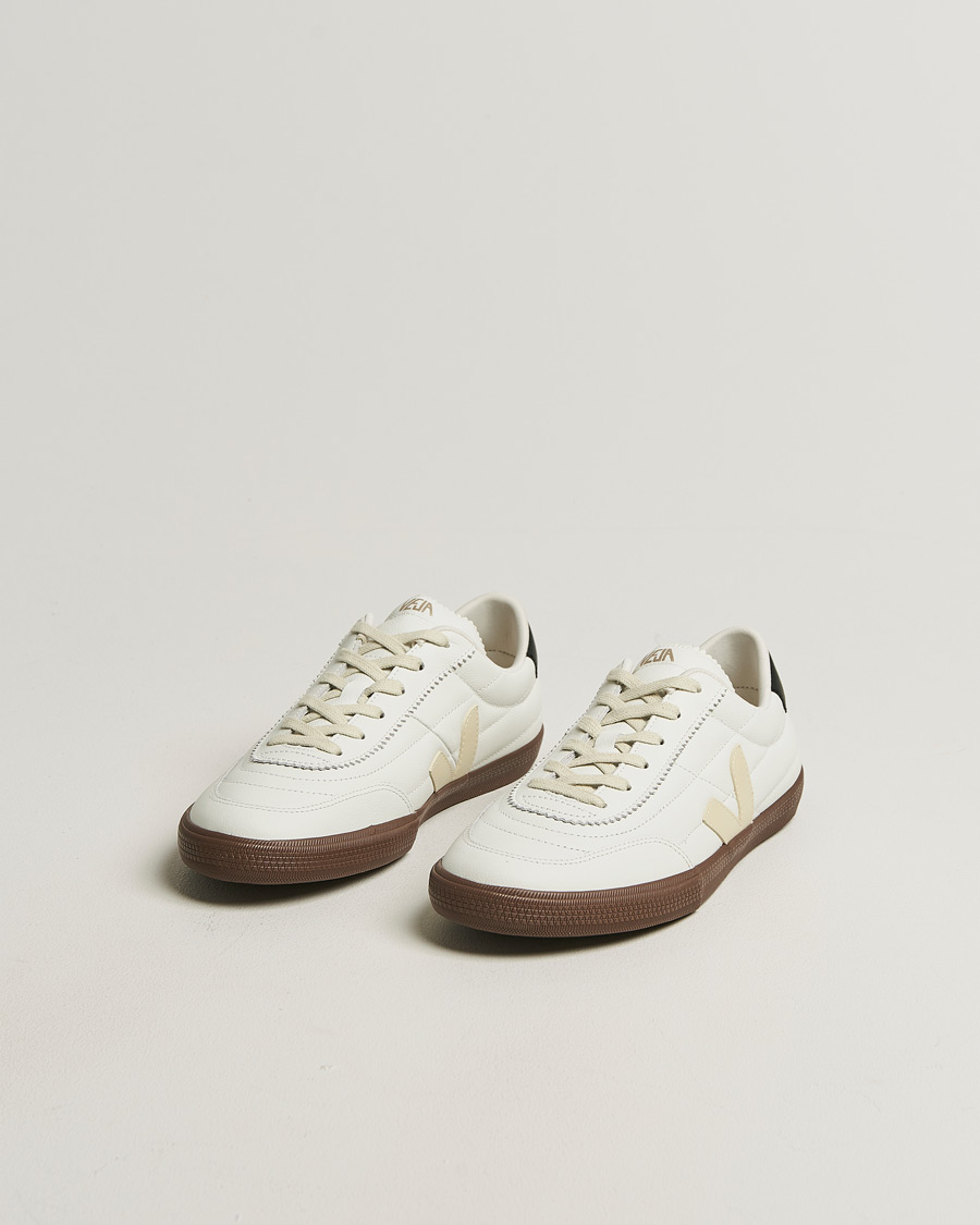Homme | Baskets | Veja | Panenka Leather Sneaker White/Black Bark