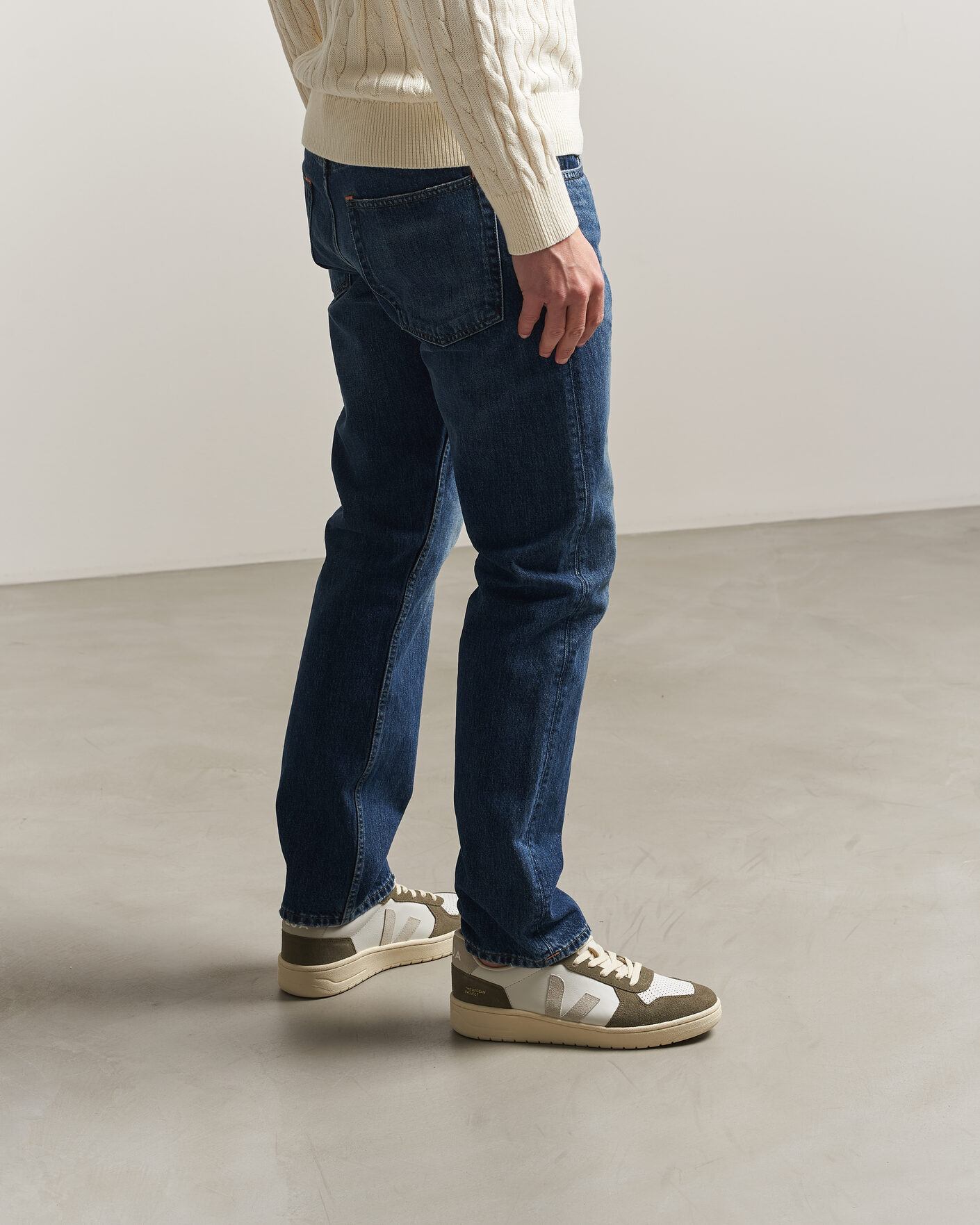 Homme | Baskets | Veja | V-82 Sneaker White/Natural Khaki