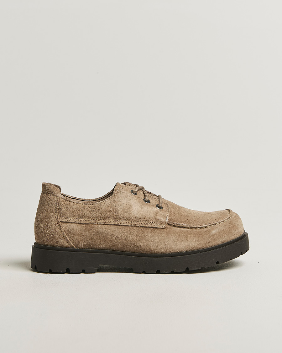 Homme | Chaussures Oxford | BIRKENSTOCK | Highwood Moc Lace Gray Taupe Suede