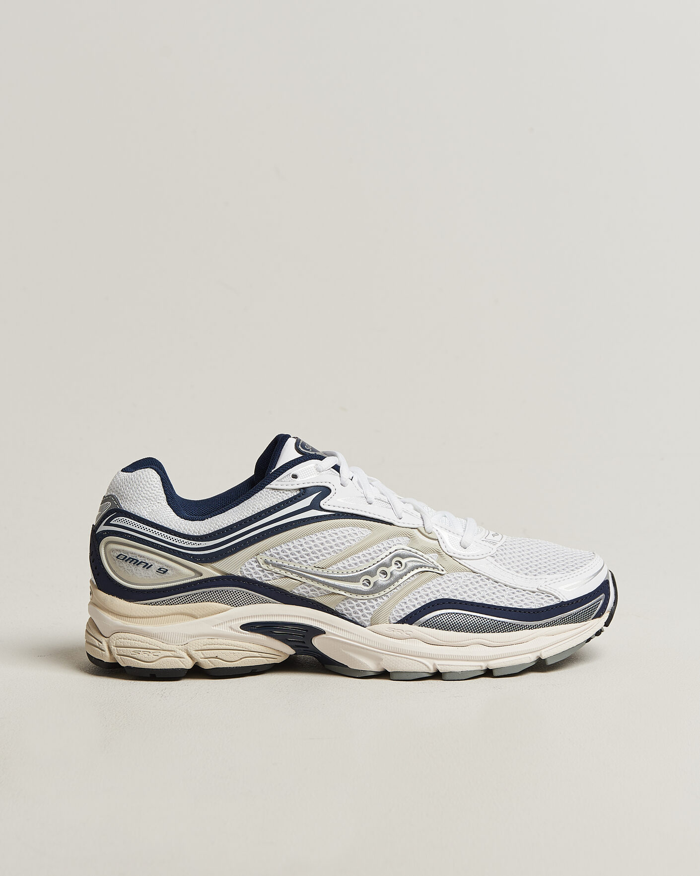 Homme | Baskets | Saucony | Progrid Omni 9 Running Sneaker White/Navy