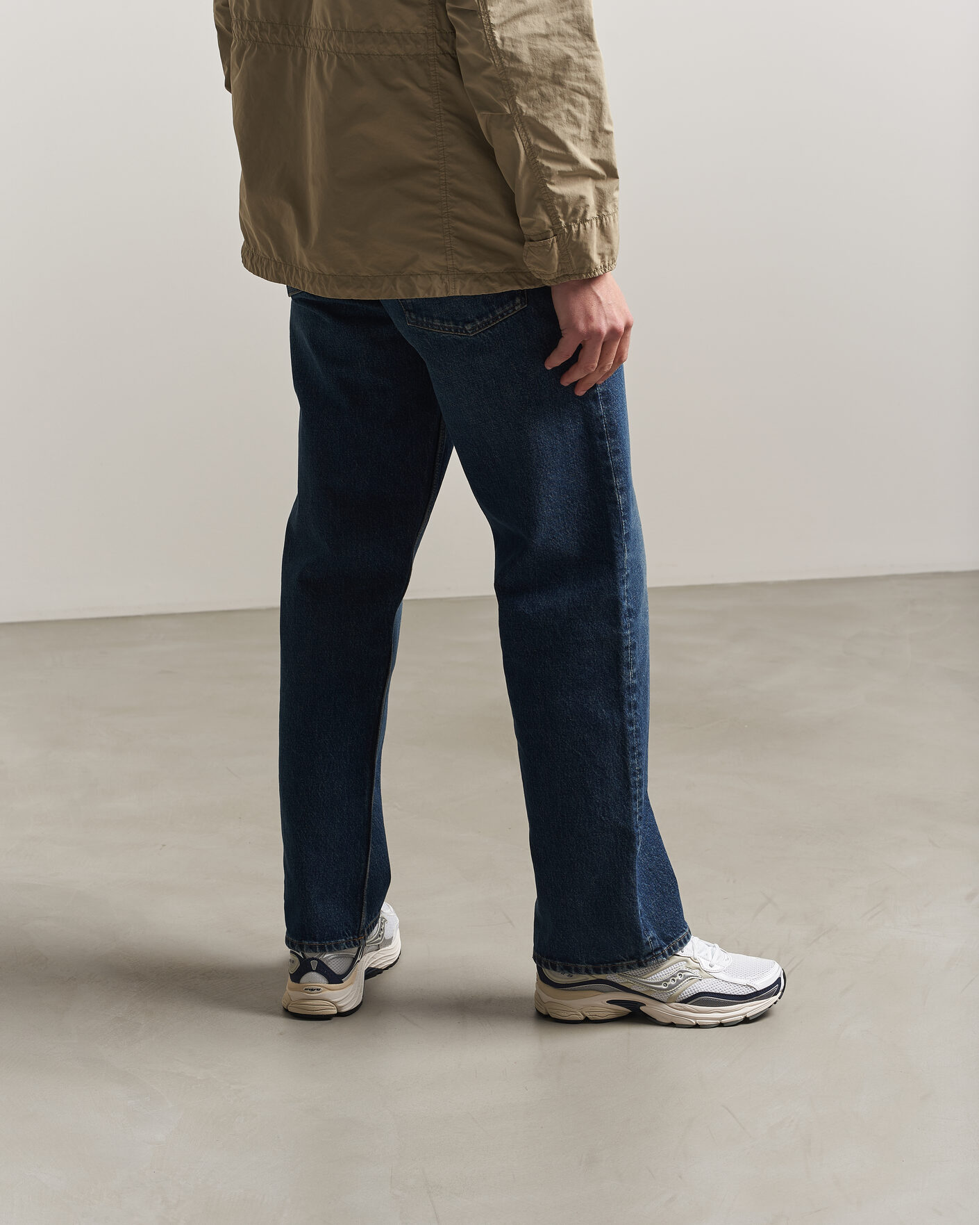 Homme | Baskets | Saucony | Progrid Omni 9 Running Sneaker White/Navy