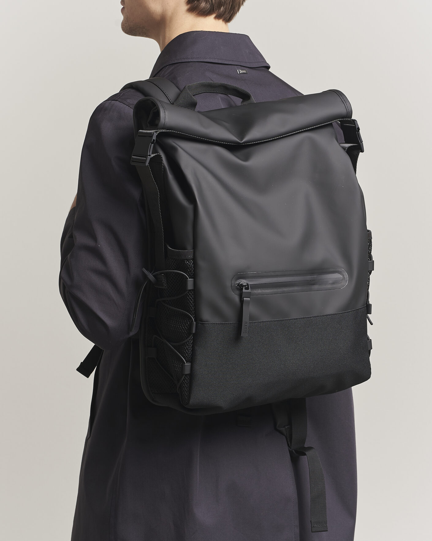 Homme | Sacs | RAINS | Trail Mountaineer Rolltop Backpack Black