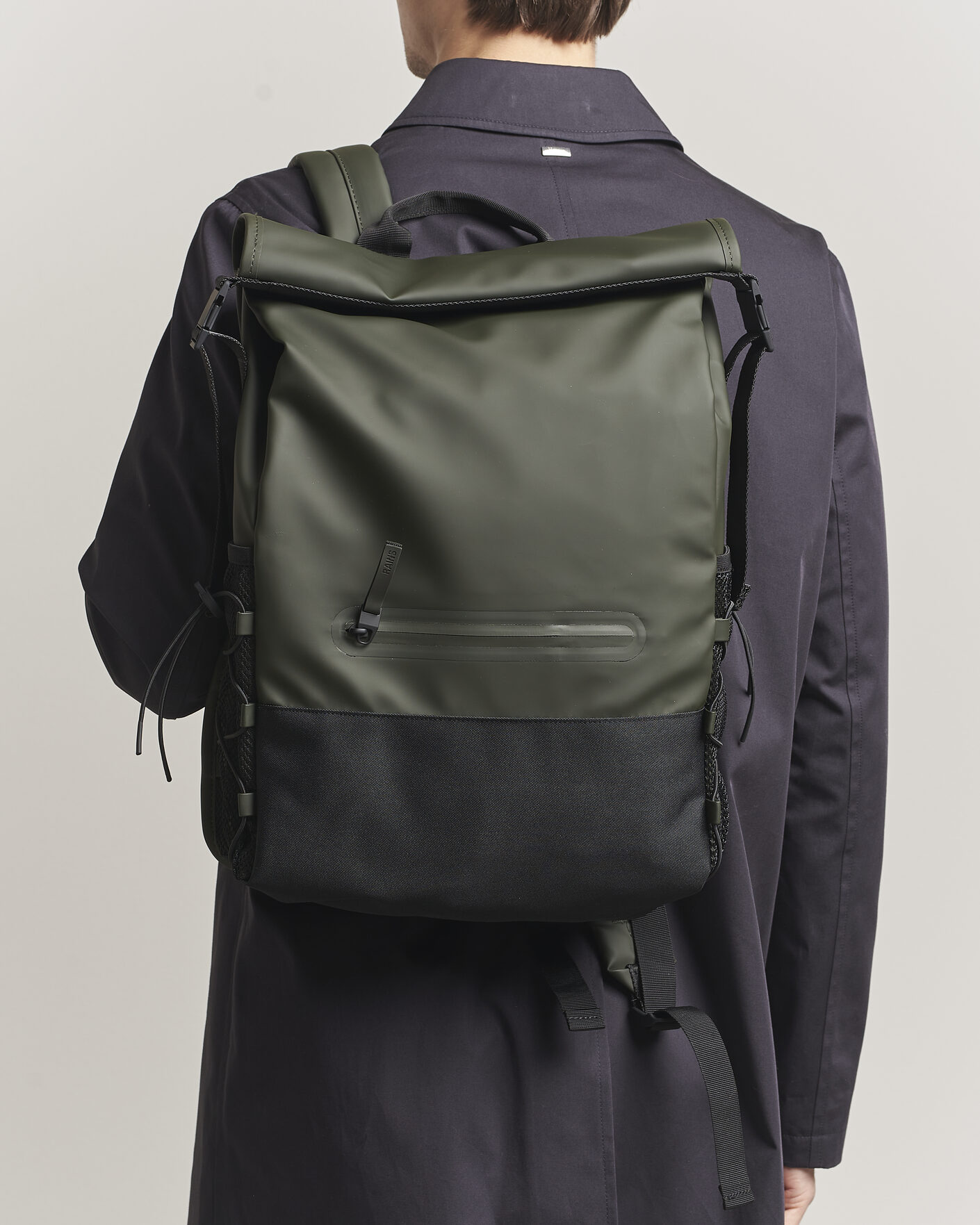 Homme | Sacs | RAINS | Trail Mountaineer Rolltop Backpack Green