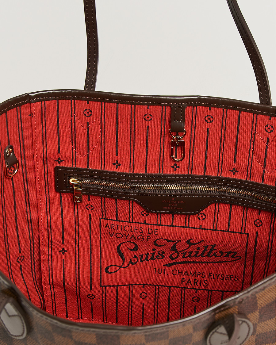 Homme | Pre-Owned & Vintage Bags | Louis Vuitton Pre-Owned | Neverfull MM Damier Ebene