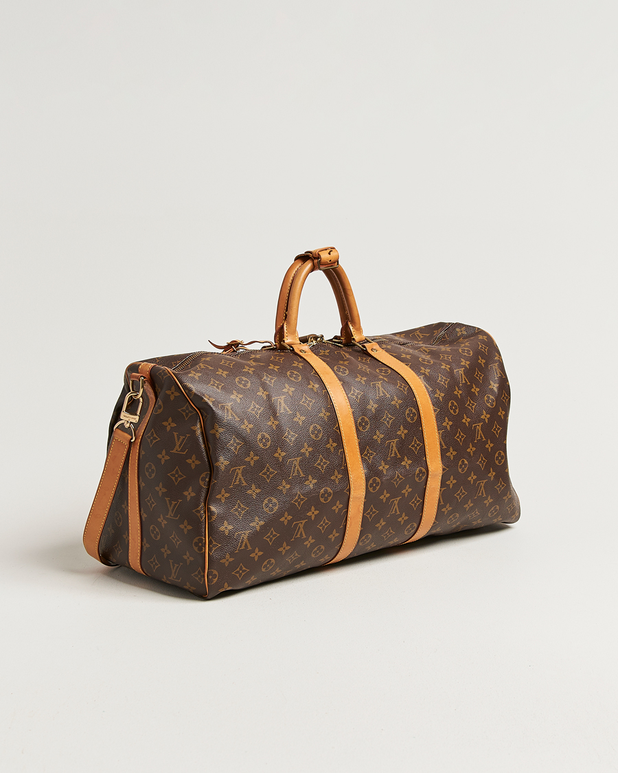 Homme | Pre-Owned & Vintage Bags | Louis Vuitton Pre-Owned | Keepall Bandouliére 55 Monogram