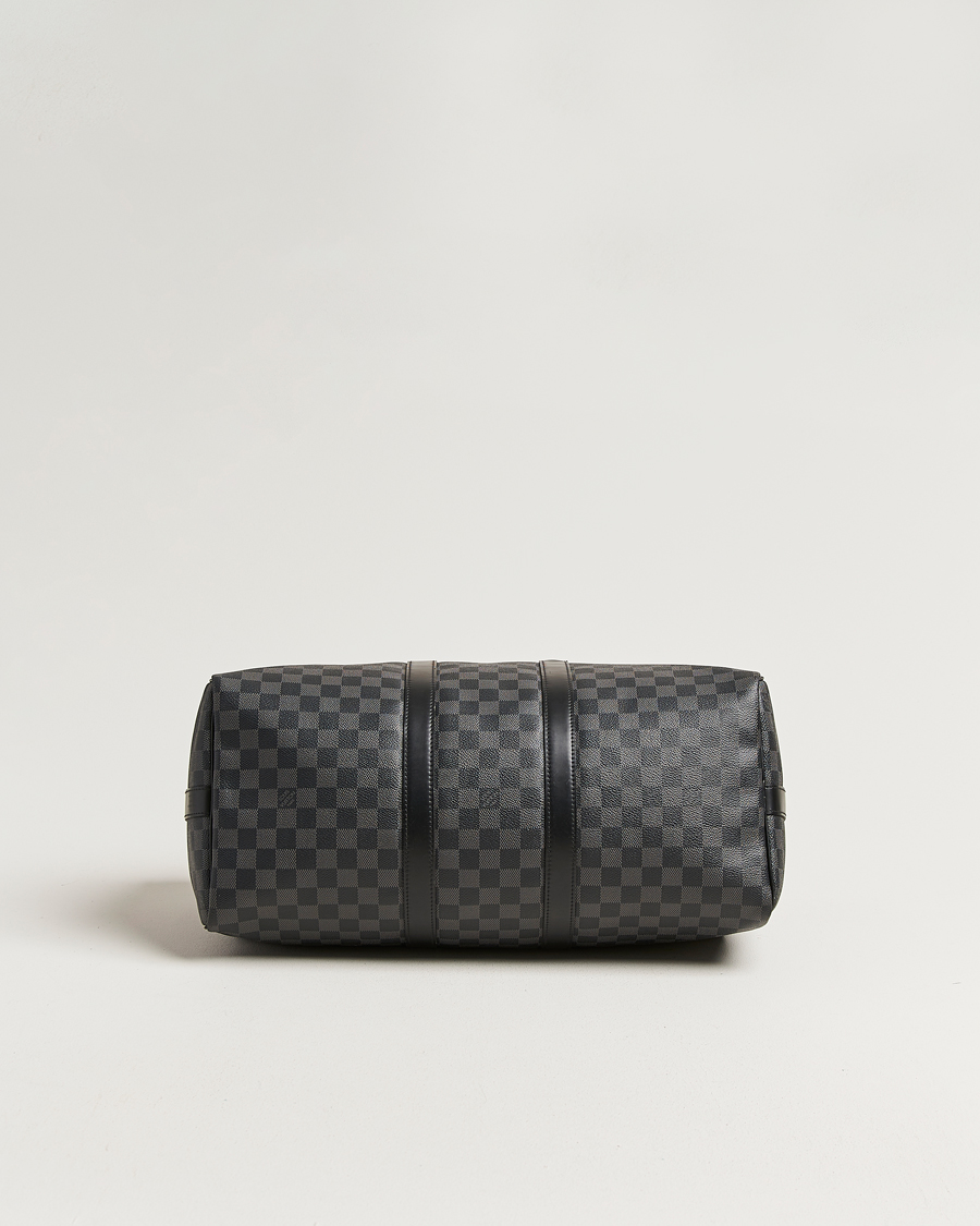 Homme | Pre-Owned & Vintage Bags | Louis Vuitton Pre-Owned | Keepall Bandouliére 45 Damier Graphite