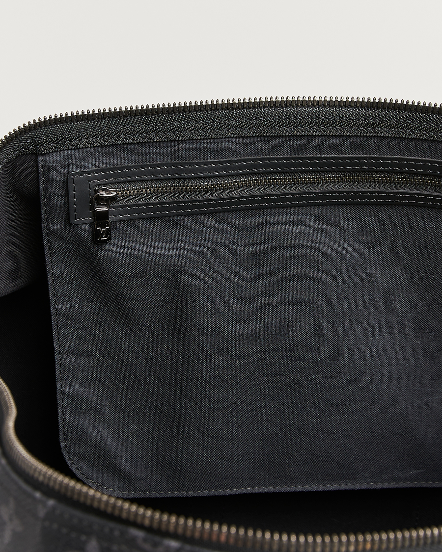 Homme | Louis Vuitton Pre-Owned Keepall Bandouliére 55 Monogram Eclipse | Louis Vuitton Pre-Owned | Keepall Bandouliére 55 Monogram Eclipse