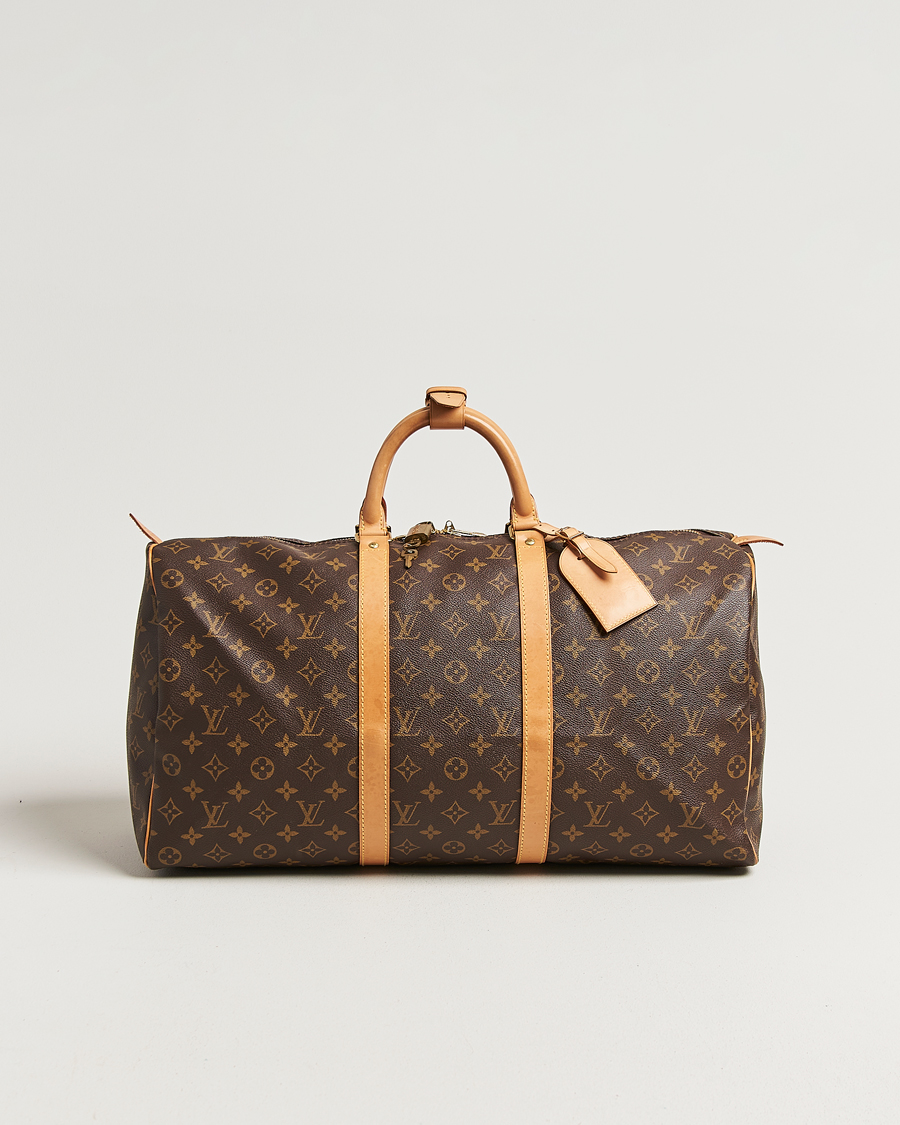 Homme | Pre-Owned & Vintage Bags | Louis Vuitton Pre-Owned | Keepall 50 Monogram