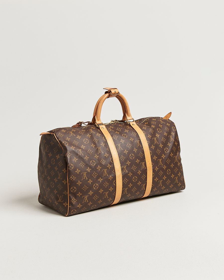 Homme | Pre-Owned & Vintage Bags | Louis Vuitton Pre-Owned | Keepall 50 Monogram