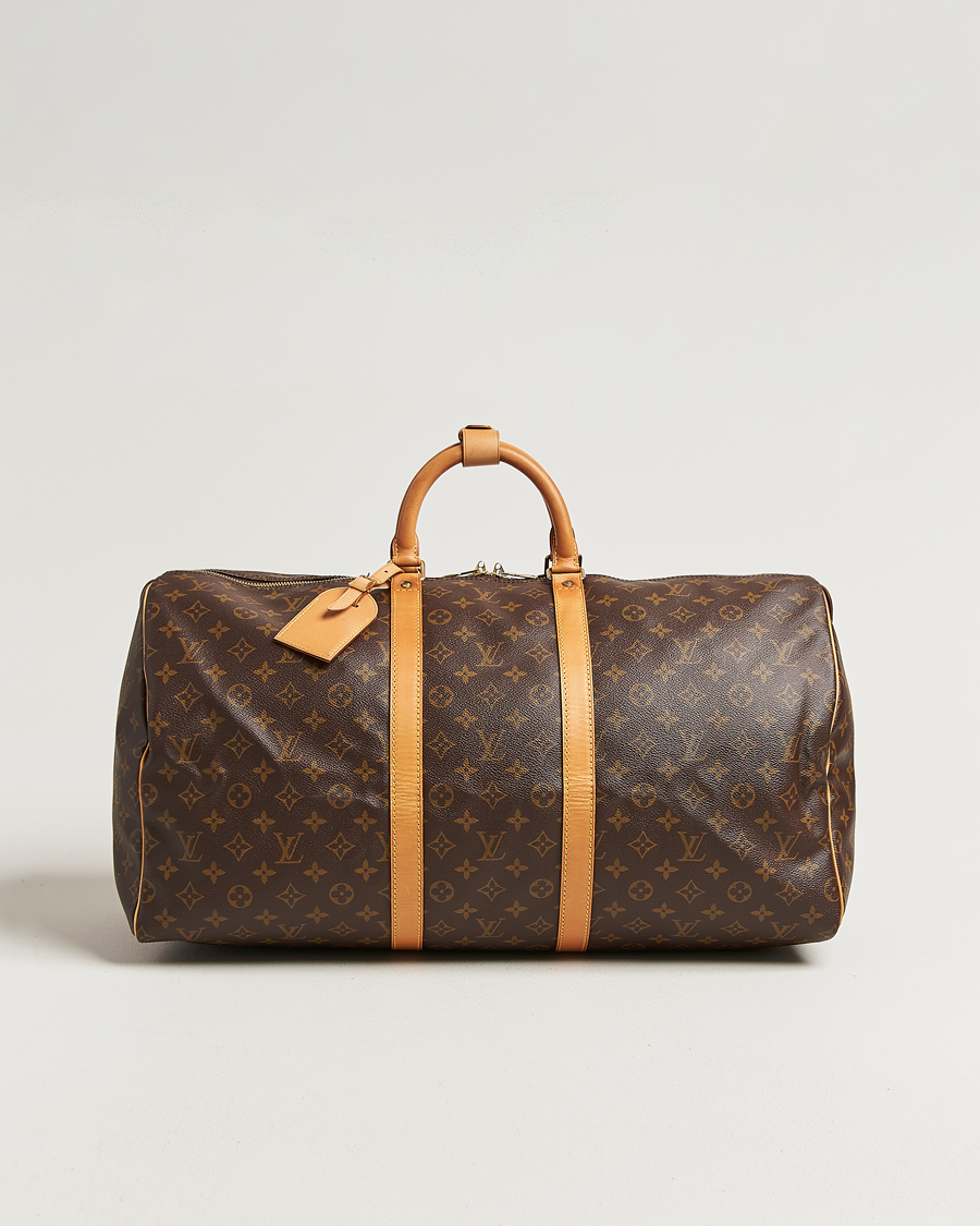 Homme | Pre-Owned & Vintage Bags | Louis Vuitton Pre-Owned | Keepall 55 Monogram