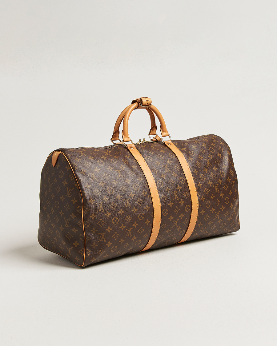 Homme | Pre-Owned & Vintage Bags | Louis Vuitton Pre-Owned | Keepall 55 Monogram