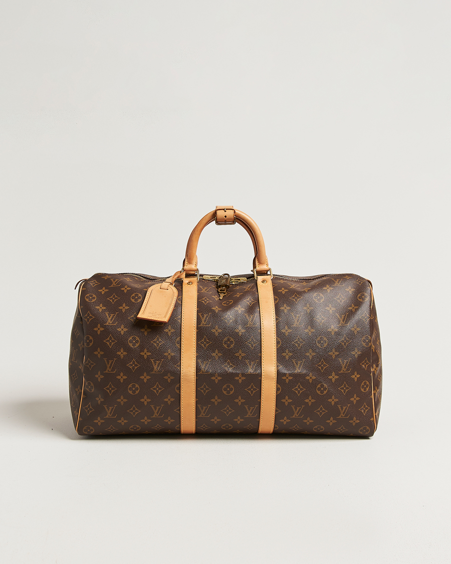 Homme | Pre-Owned & Vintage Bags | Louis Vuitton Pre-Owned | Keepall 50 Monogram