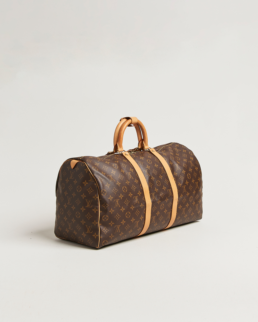 Homme | Pre-Owned & Vintage Bags | Louis Vuitton Pre-Owned | Keepall 50 Monogram