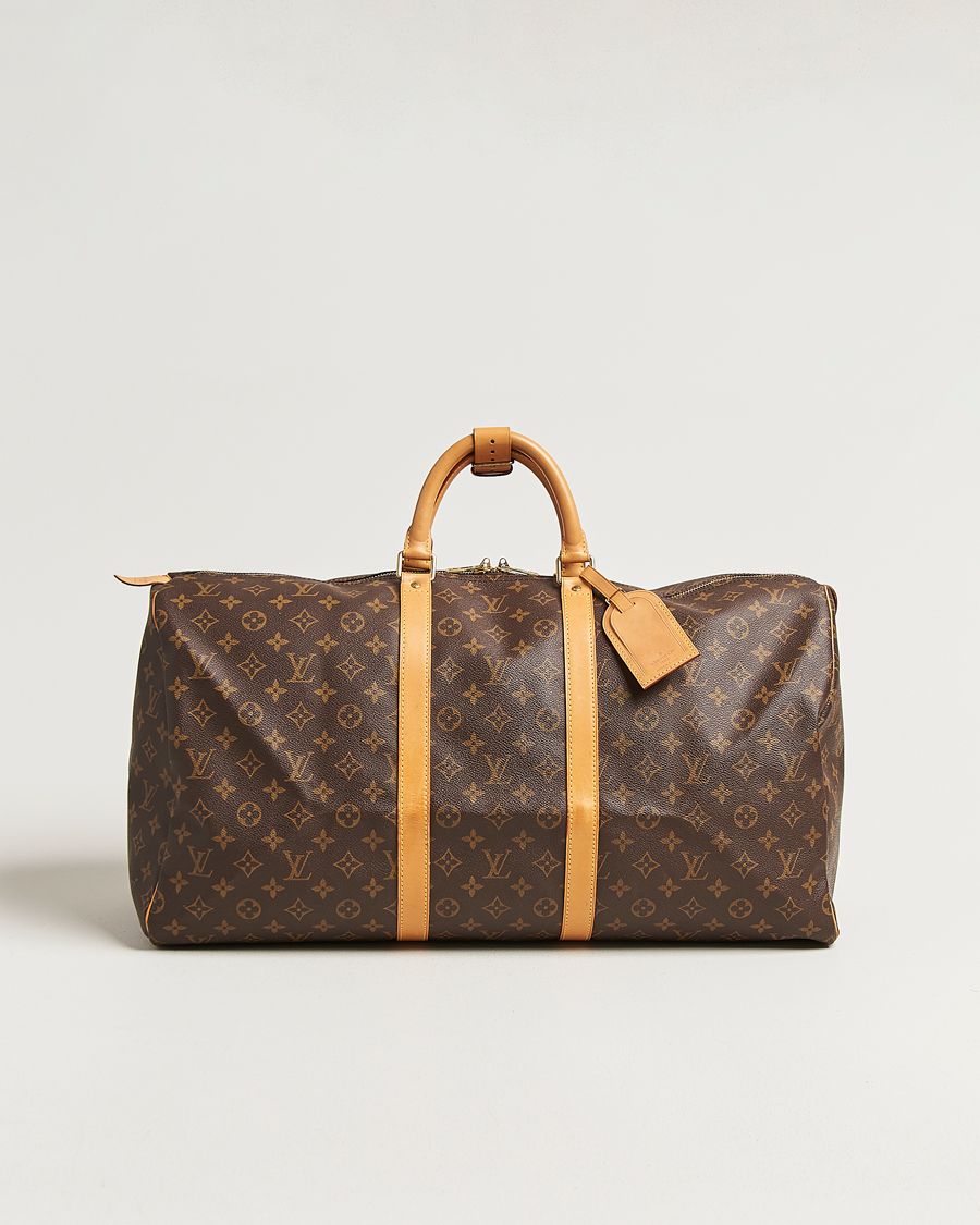 Homme | Pre-Owned & Vintage Bags | Louis Vuitton Pre-Owned | Keepall 55 Monogram