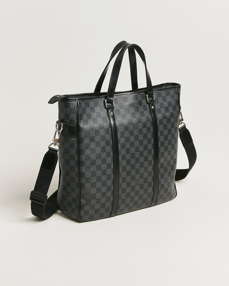 Homme | Pre-Owned & Vintage Bags | Louis Vuitton Pre-Owned | Tadao Tote Bag Damier Graphite