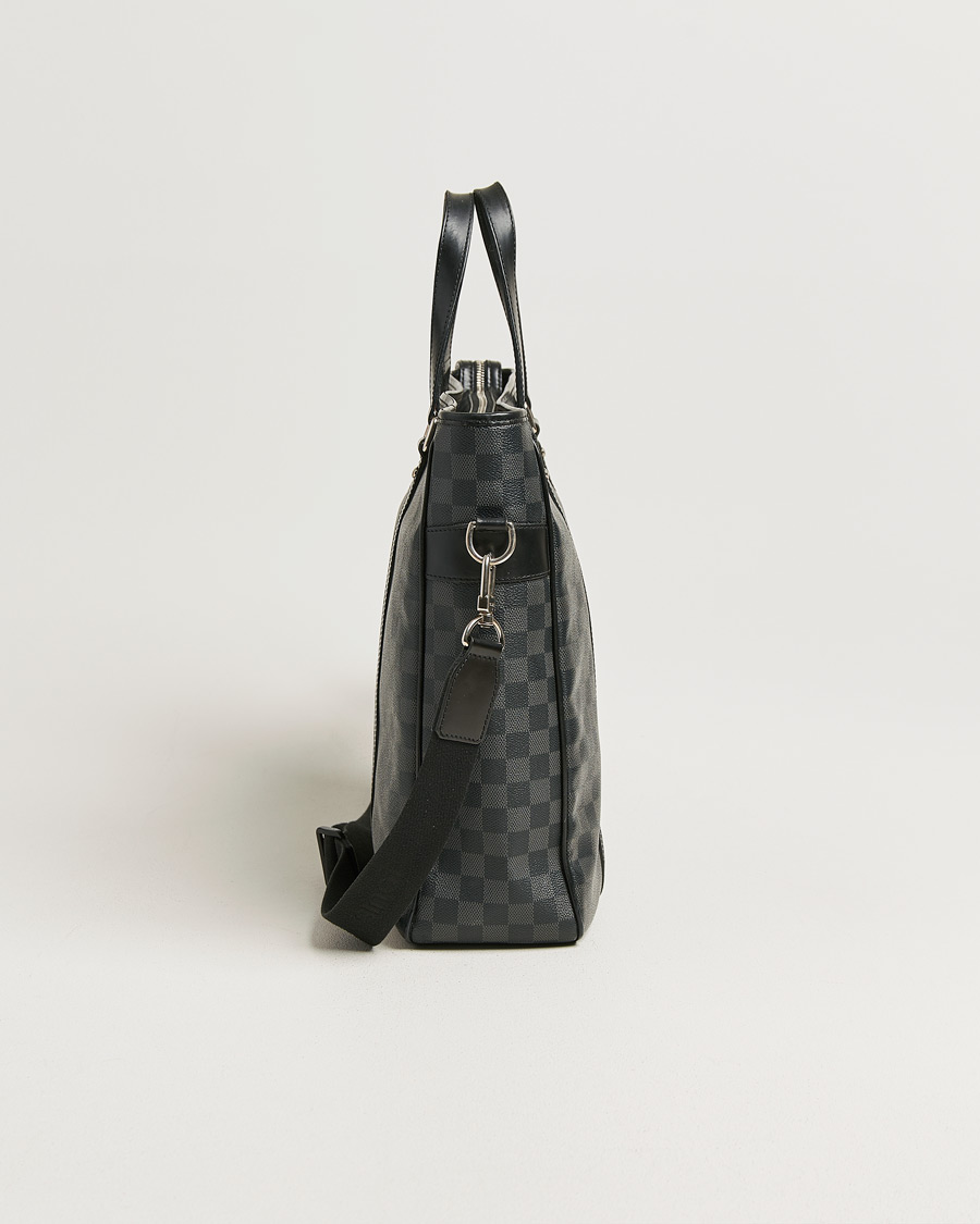 Homme | Pre-Owned & Vintage Bags | Louis Vuitton Pre-Owned | Tadao Tote Bag Damier Graphite