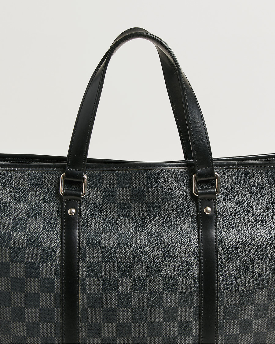 Homme | Pre-Owned & Vintage Bags | Louis Vuitton Pre-Owned | Tadao Tote Bag Damier Graphite