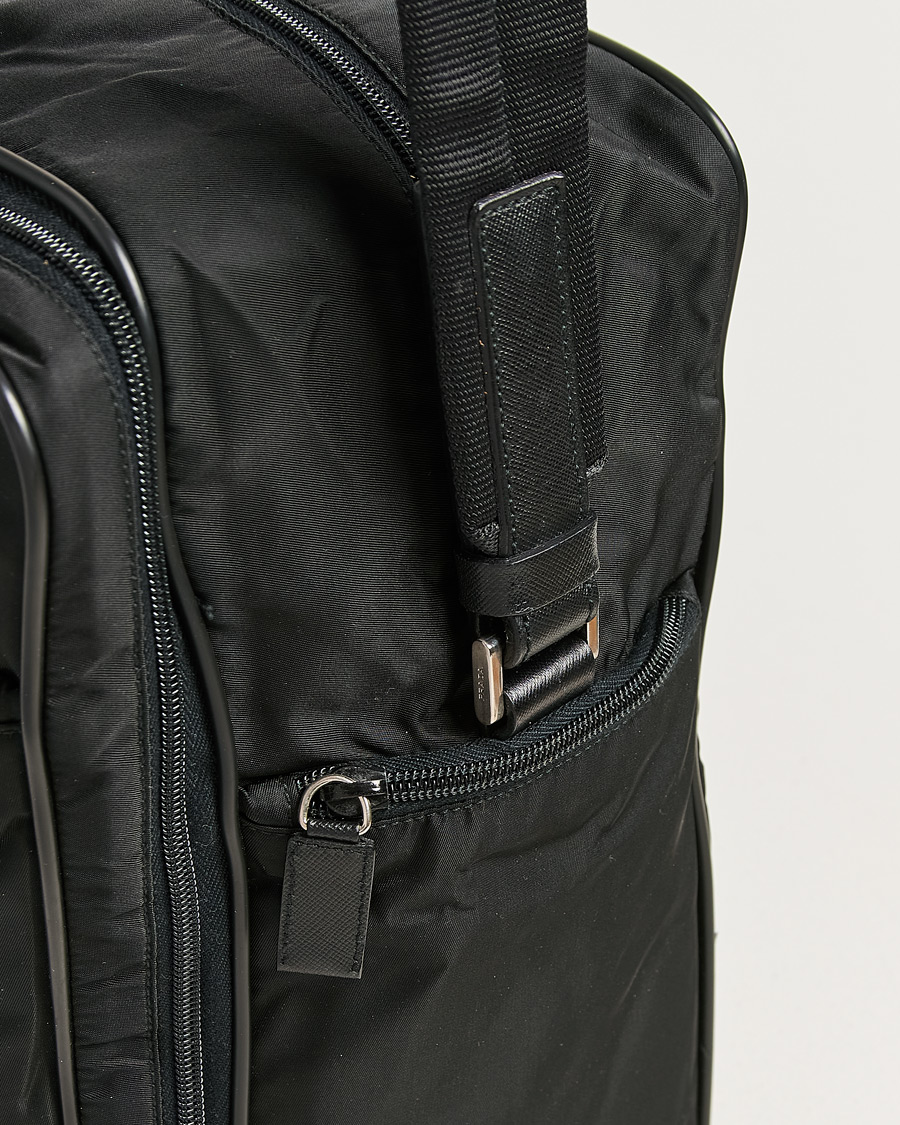 Homme | Pre-Owned & Vintage Bags | Prada Pre-Owned | Tessuto Nylon Document Bag Black