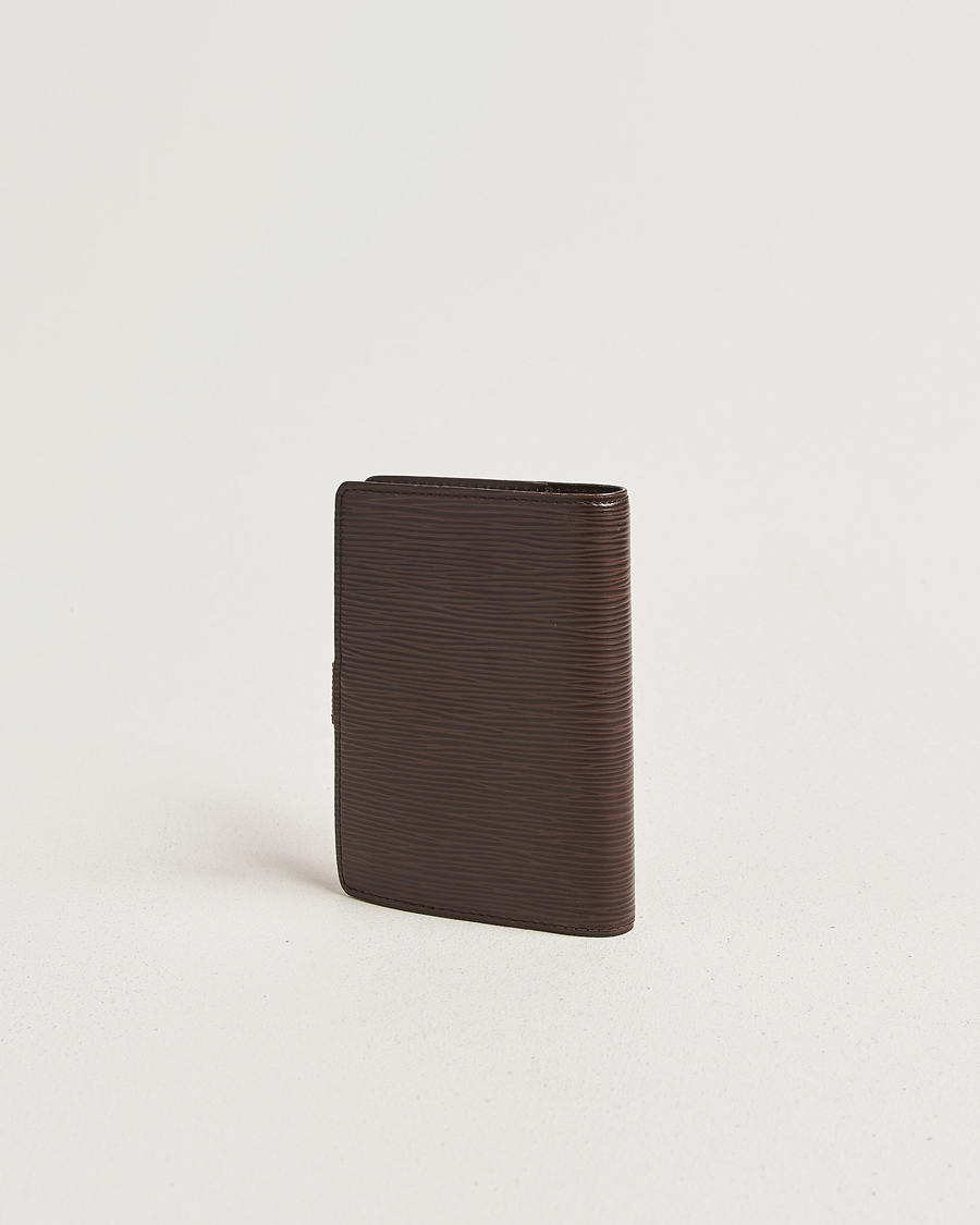 Homme | Pre-Owned & Vintage Bags | Louis Vuitton Pre-Owned | Small Ring Agenda Cover Epi Leather Brown