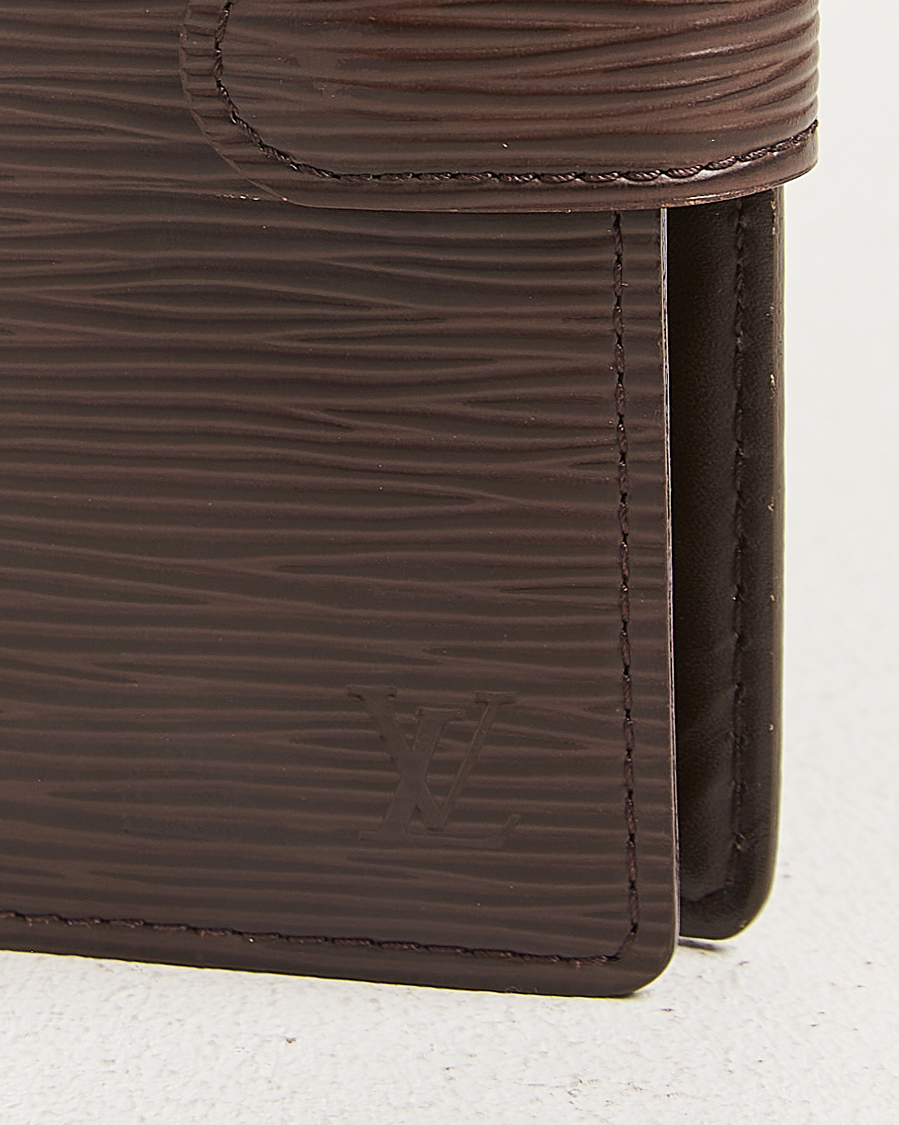 Homme | Pre-Owned & Vintage Bags | Louis Vuitton Pre-Owned | Small Ring Agenda Cover Epi Leather Brown