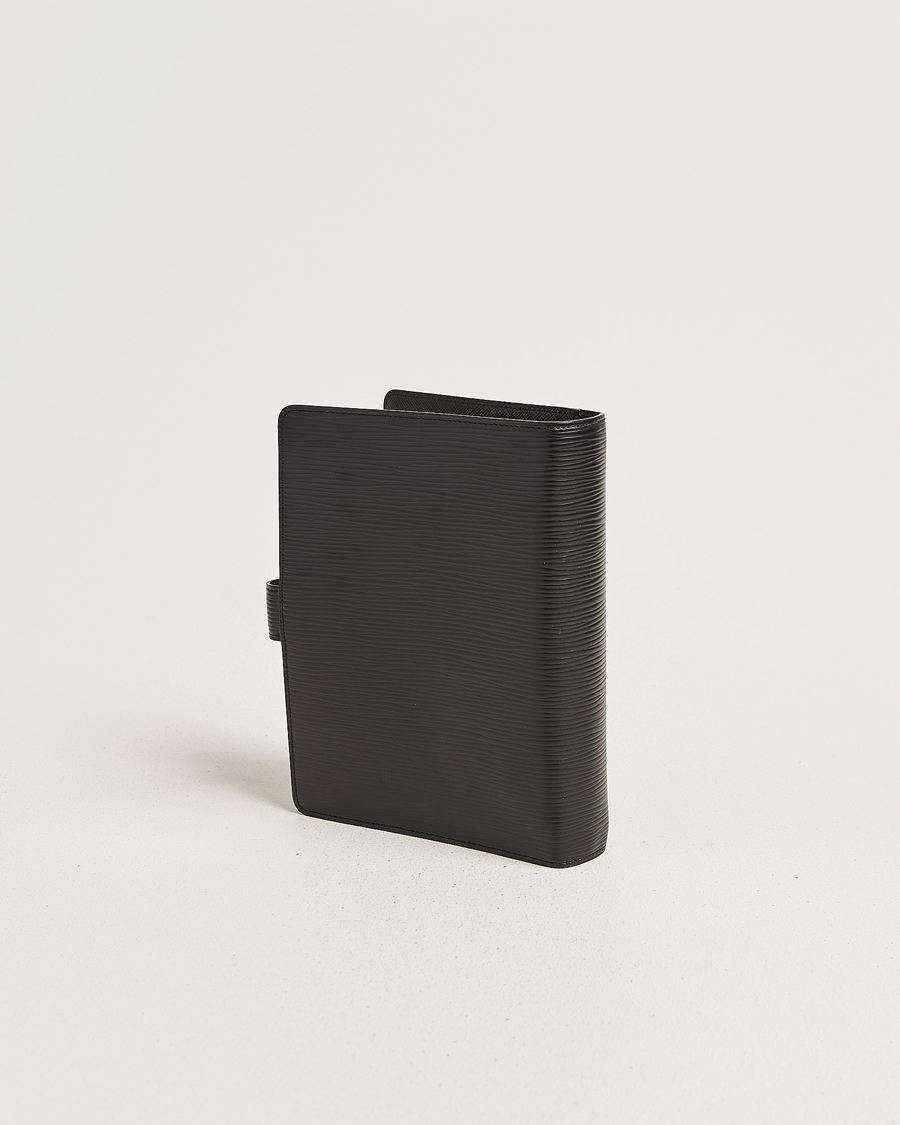 Homme | Pre-Owned & Vintage Bags | Louis Vuitton Pre-Owned | Medium Ring Agenda Cover Epi Leather Black