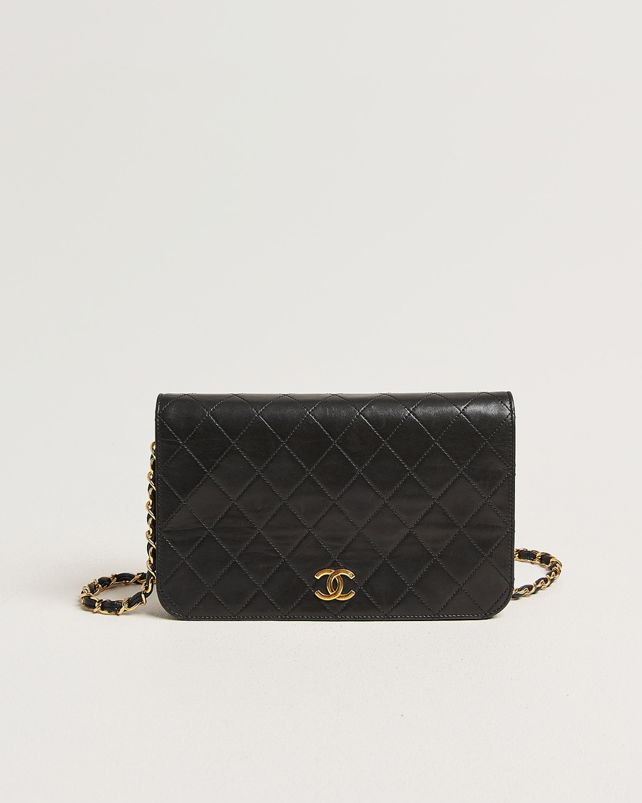 Homme | Pre-Owned & Vintage Bags | Chanel Pre-Owned | Classic Single Flap Bag Lambskin Small Black